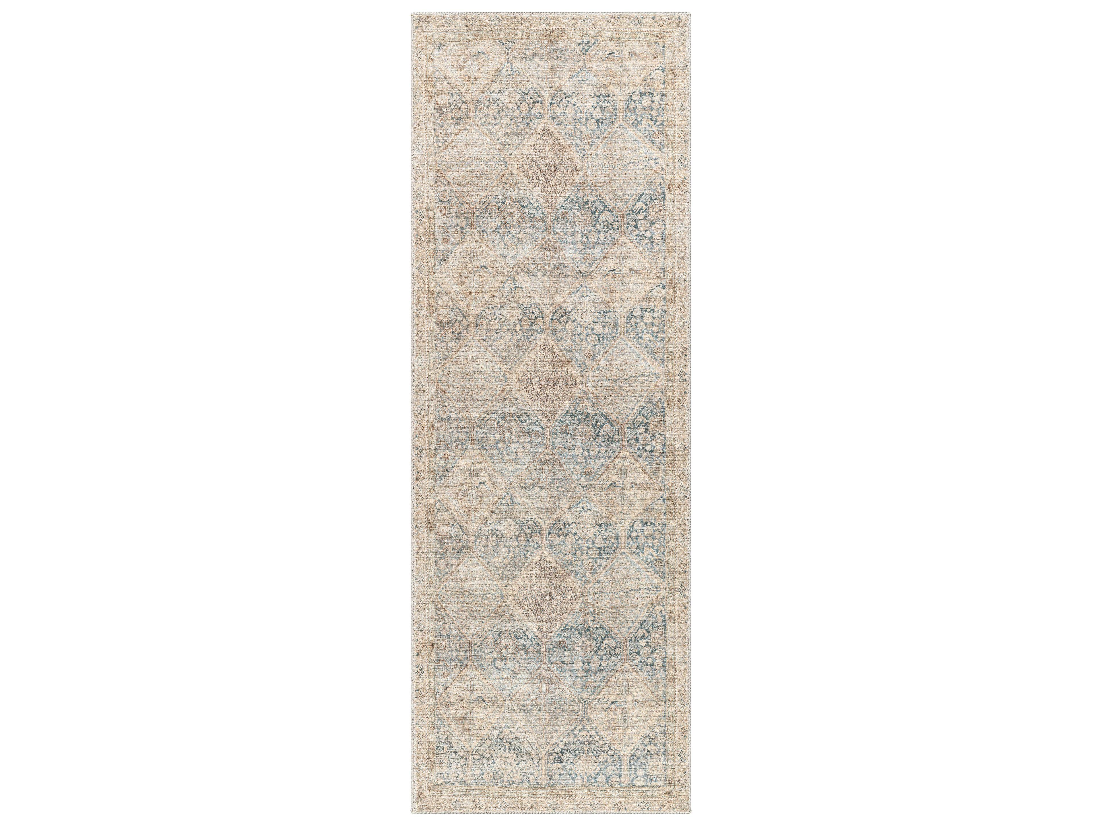 Marlene Bordered Runner Area Rug