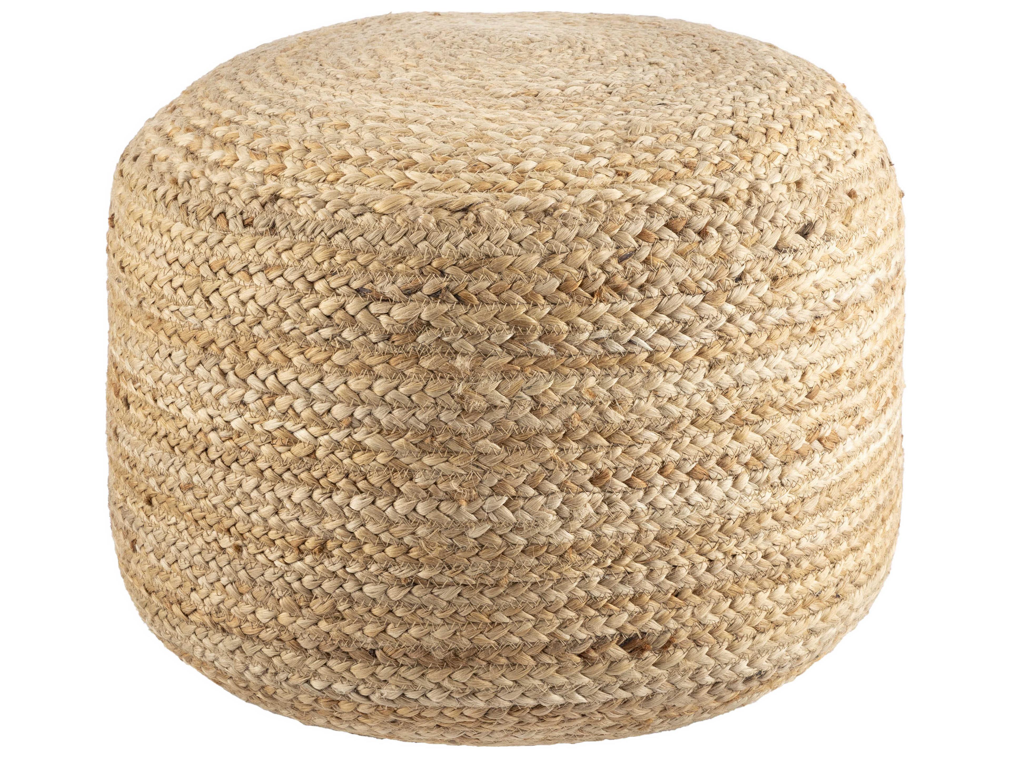 Budapest Beige Pouf