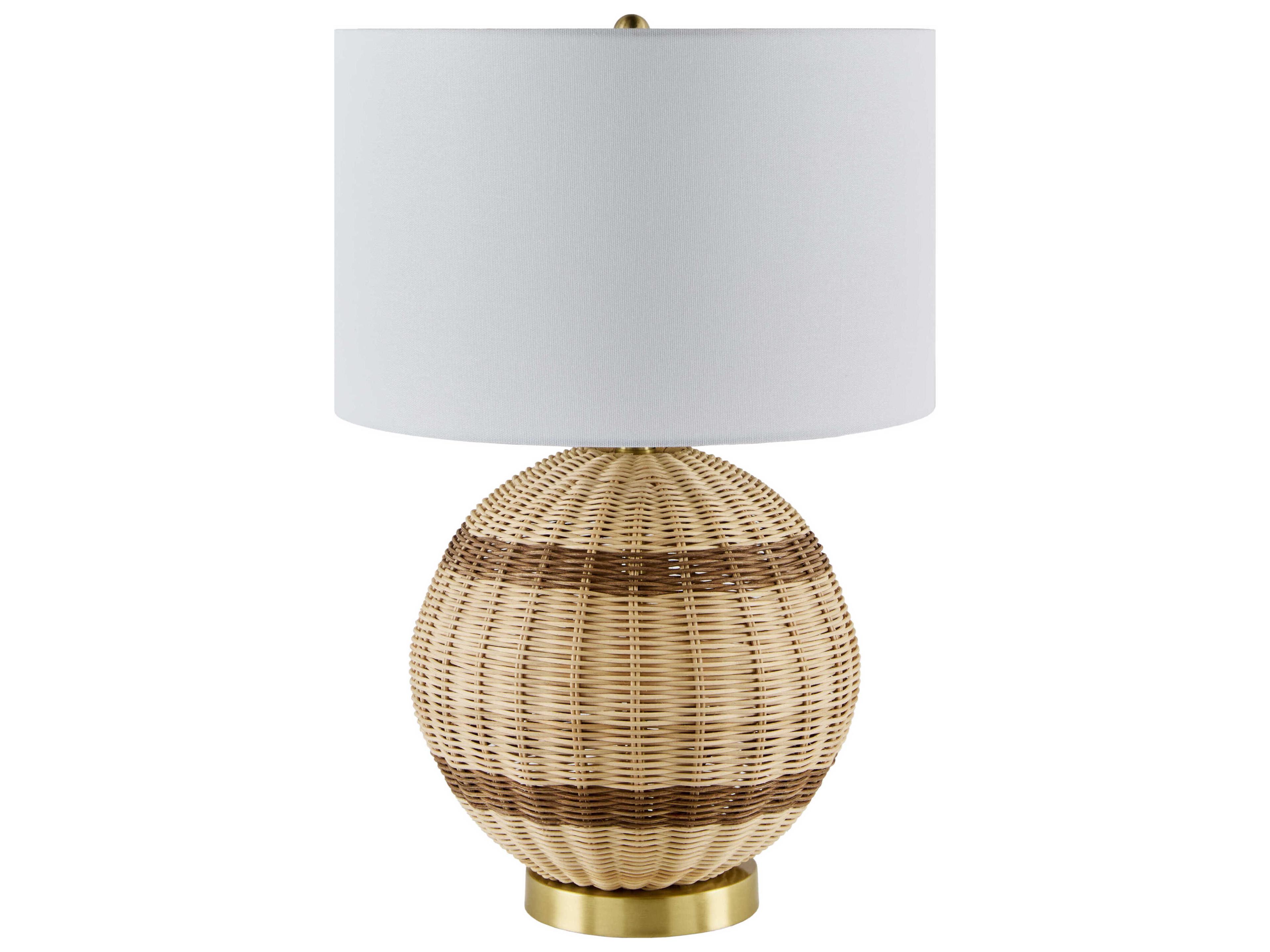 Briec Beige Brown Table Lamp