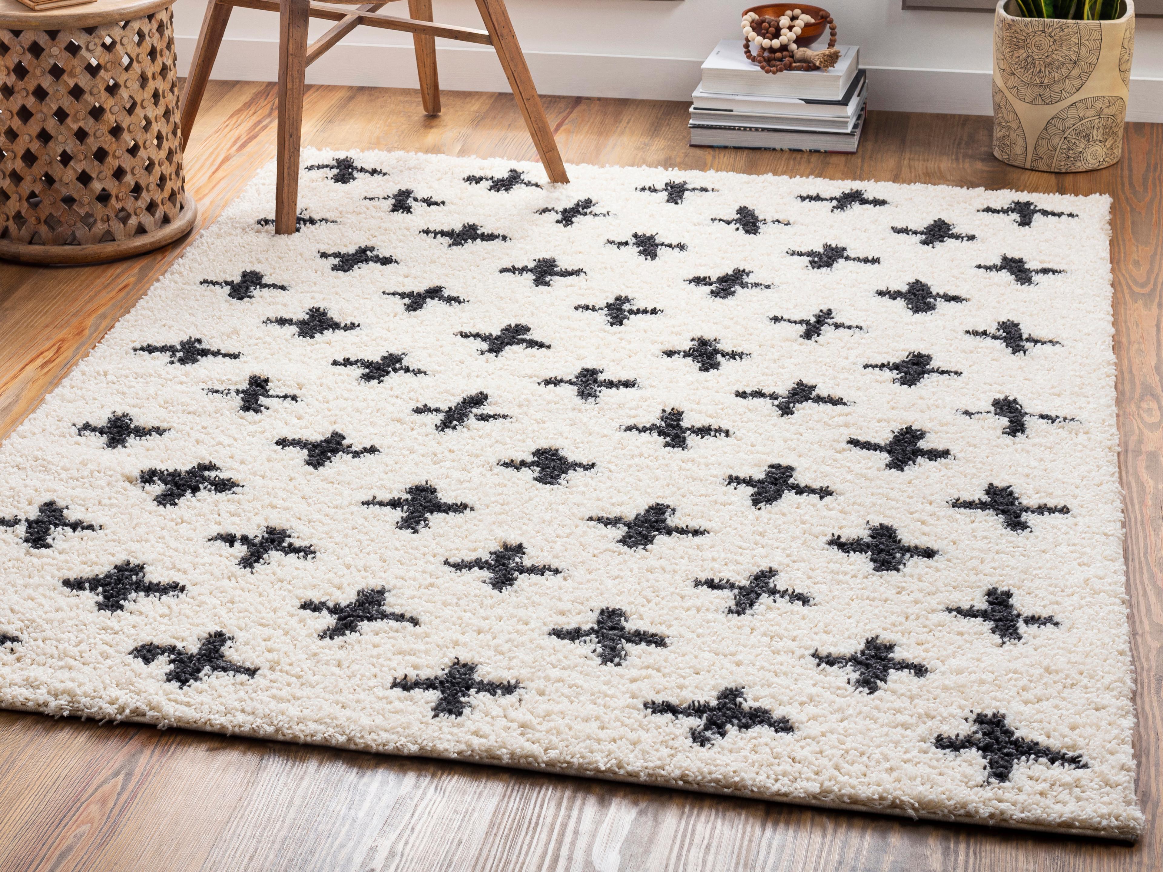 Livabliss by Surya Beni Shag Geometric Area Rug