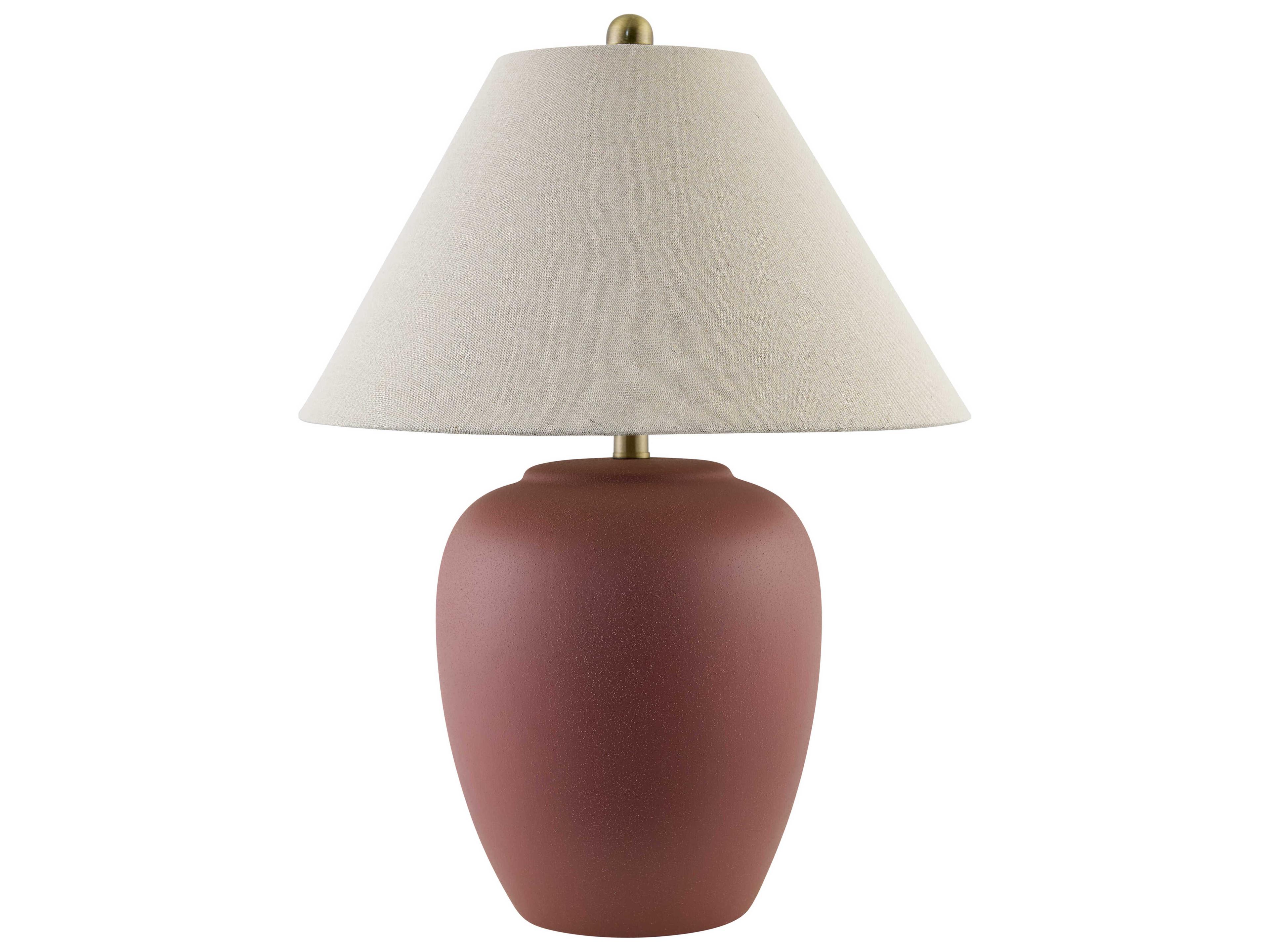 Bastille Brick Red Buffet Lamp