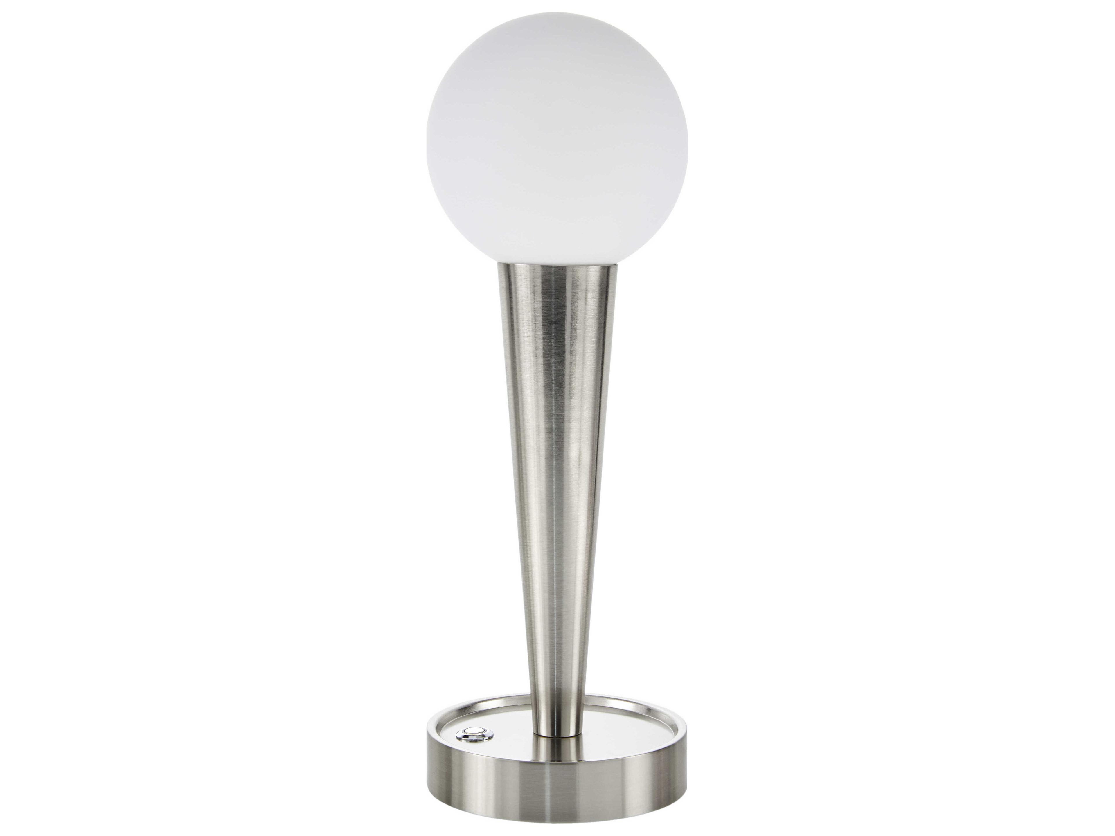 Livabliss by Surya Bruna Metallic Nickel Table Lamp