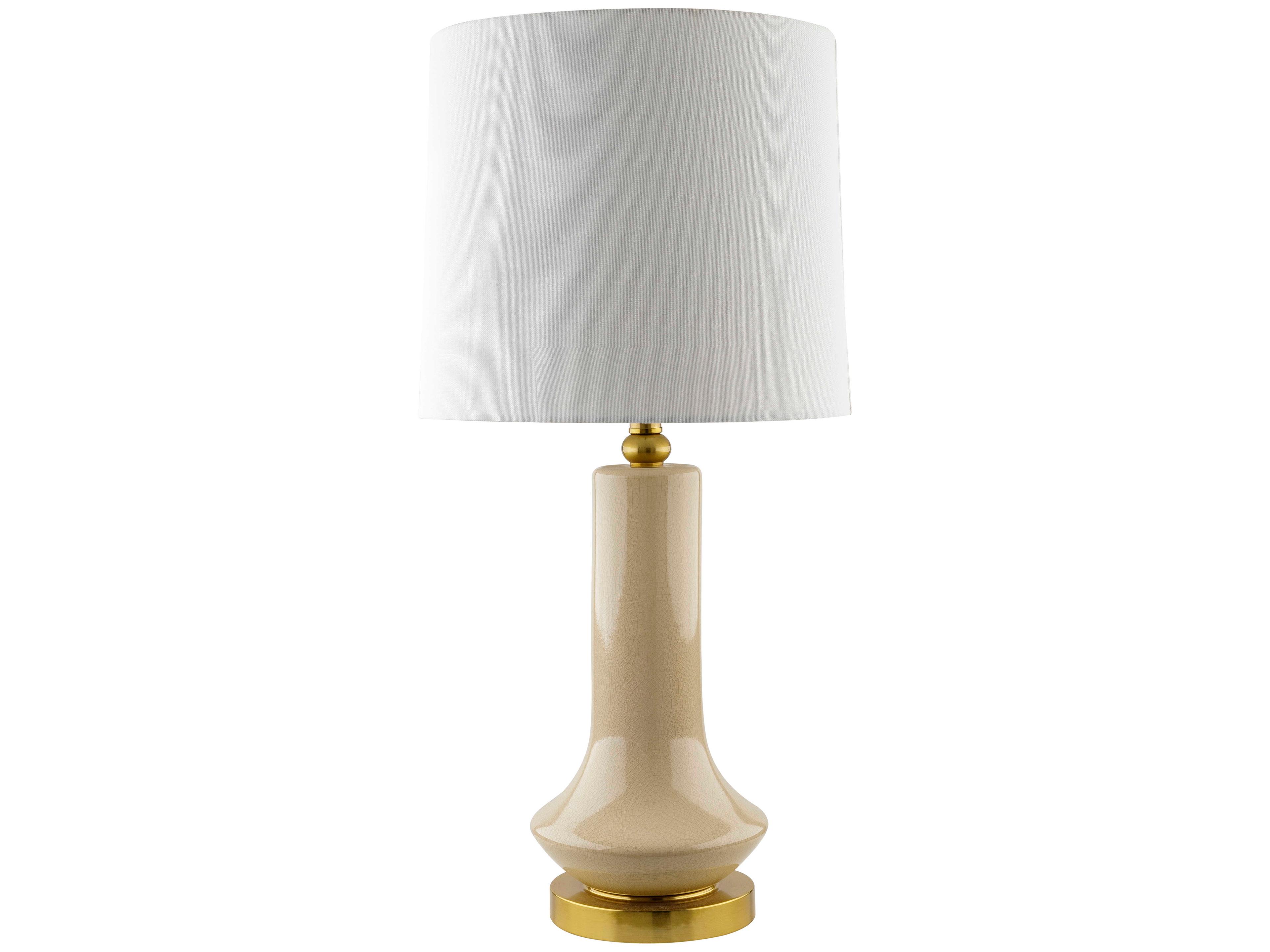Livabliss by Surya Bozrah Cream Off White Buffet Lamp