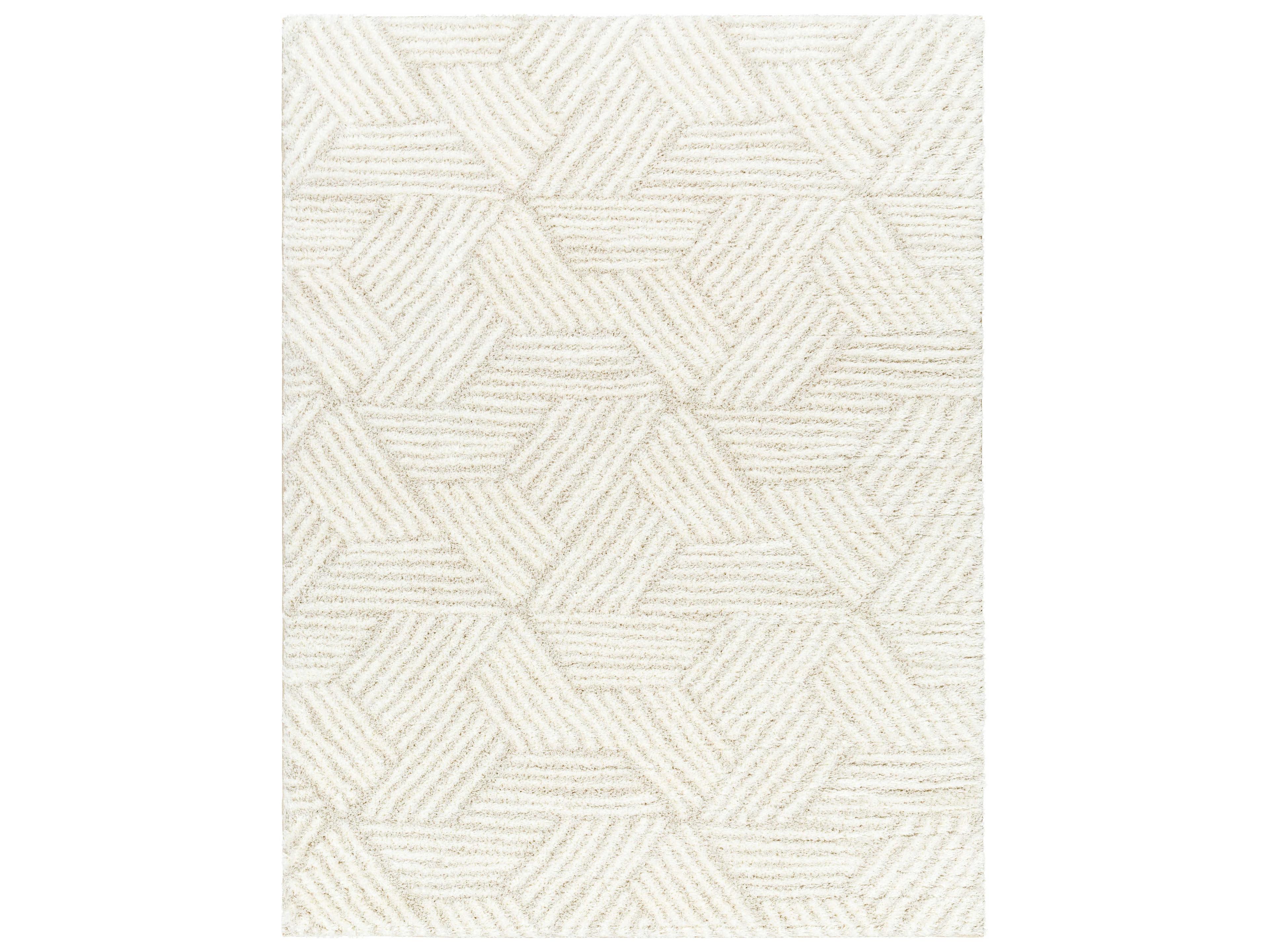 Cloudy Shag Geometric Area Rug