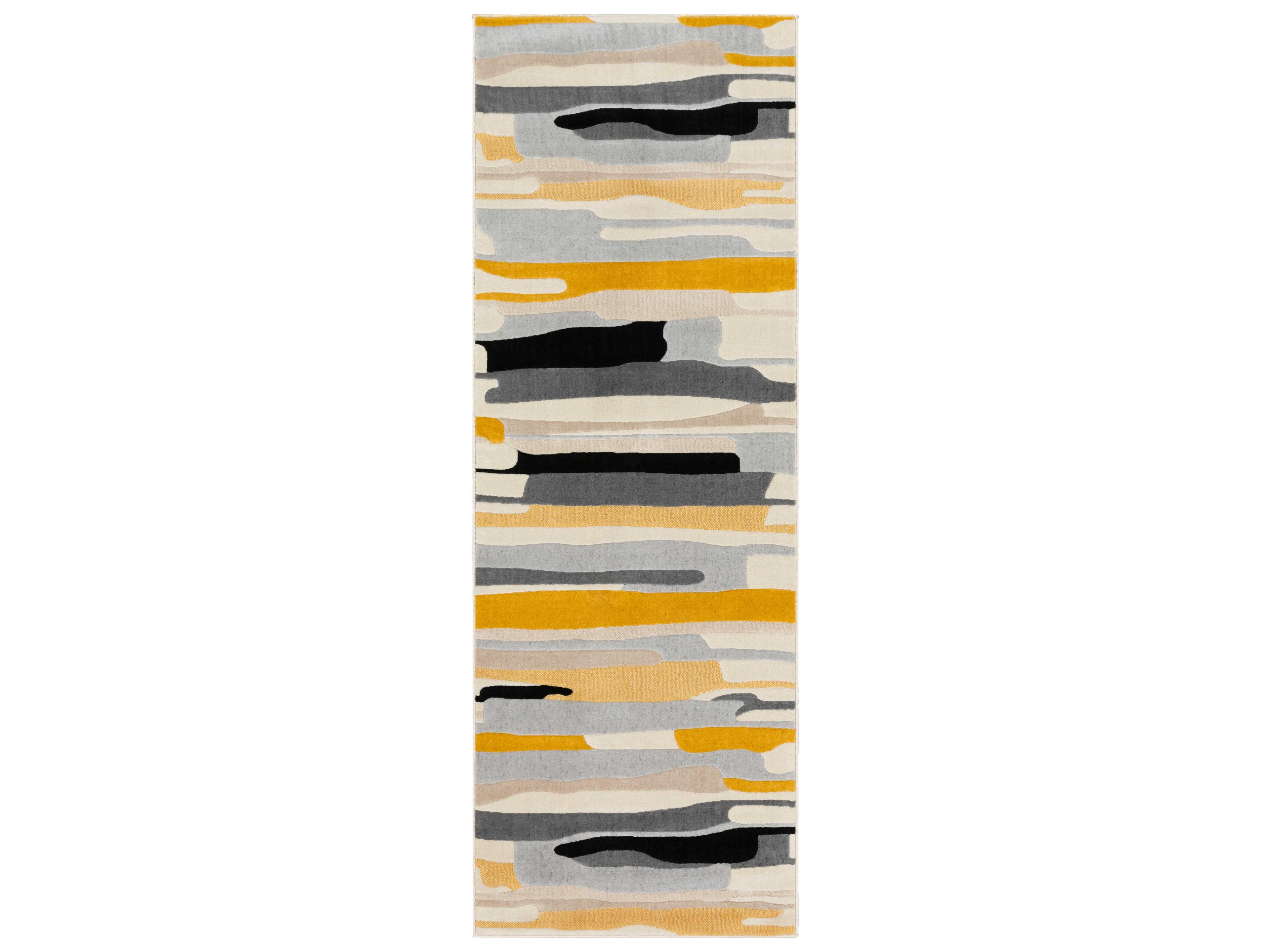 City Abstract Runner Area Rug