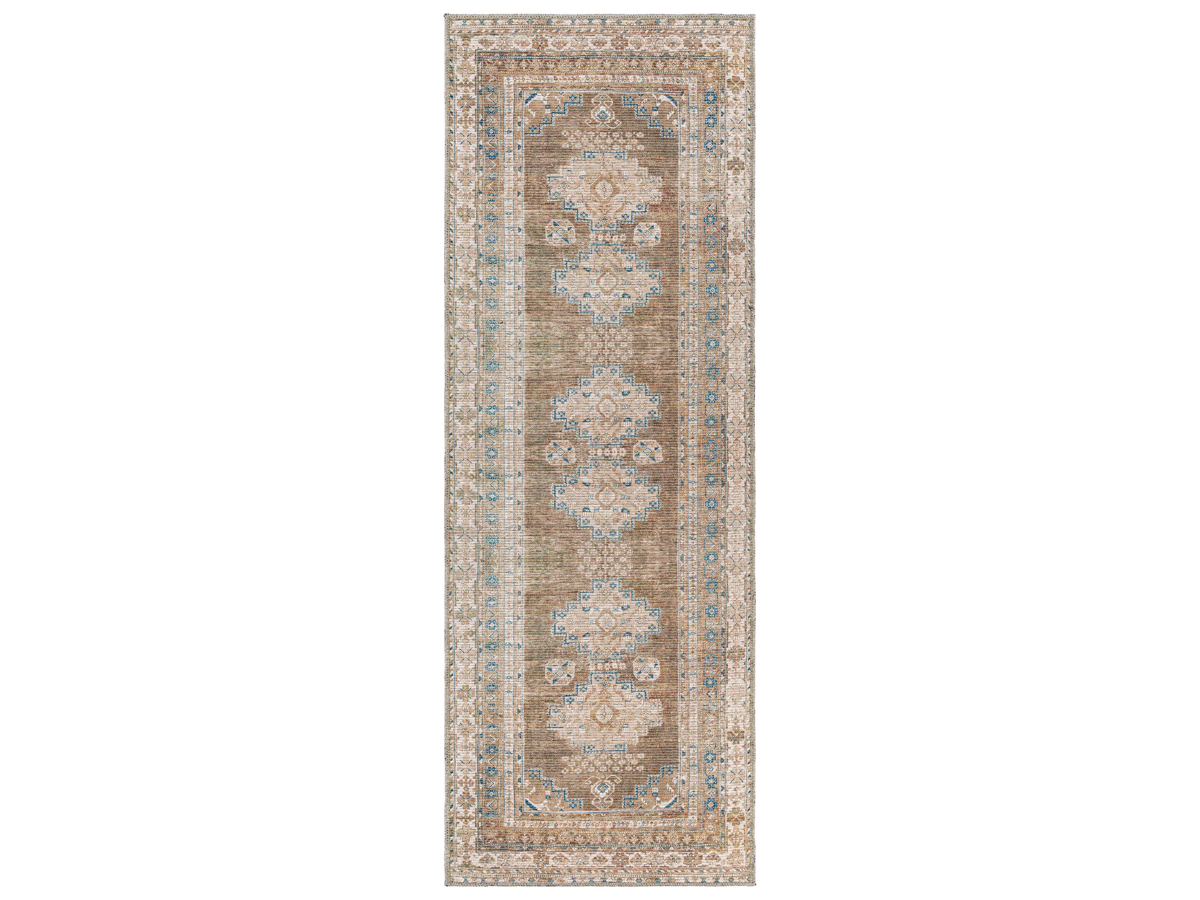 Colin Bordered Runner Area Rug