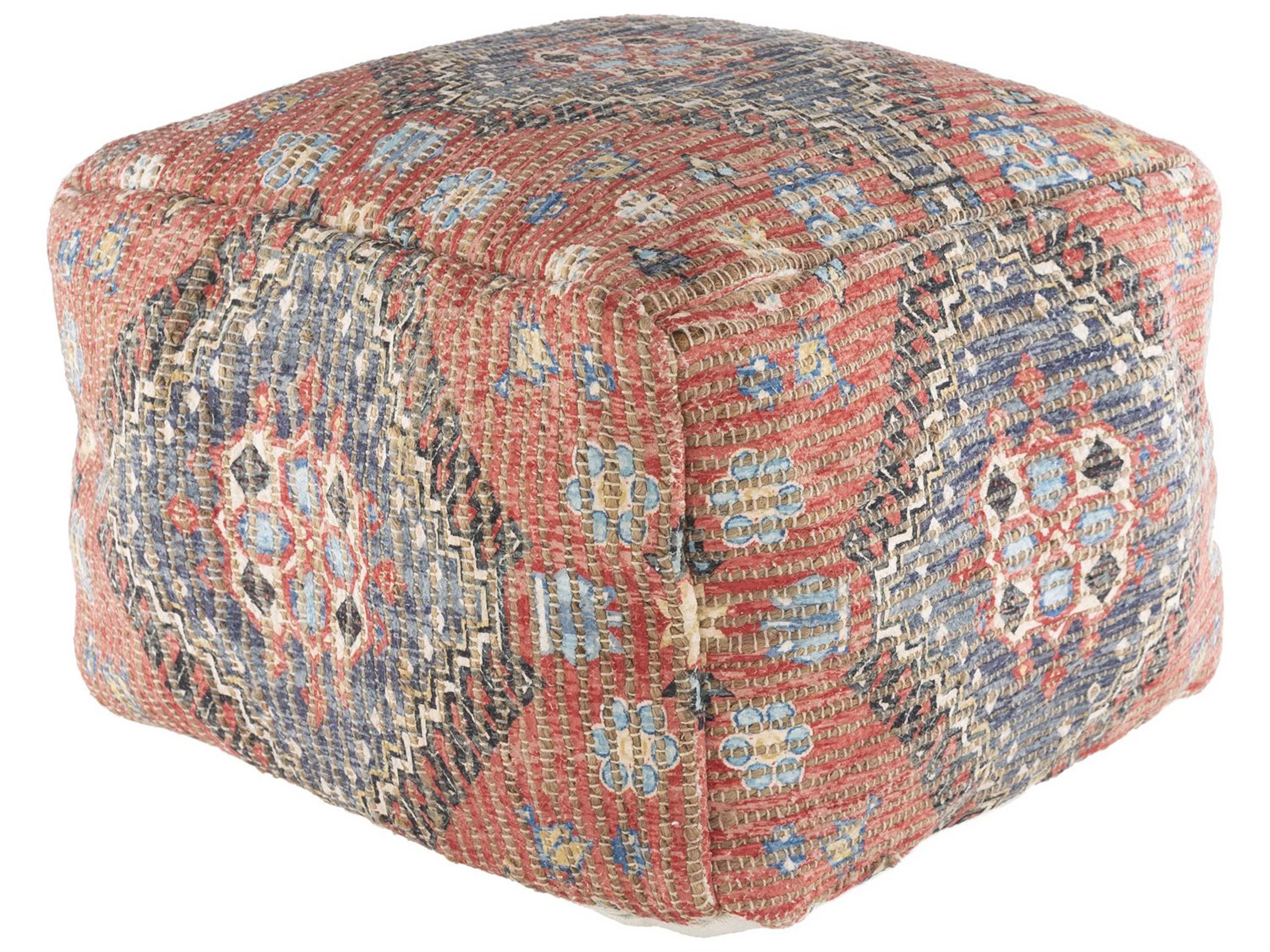 Coventry Black Upholstered Ottoman