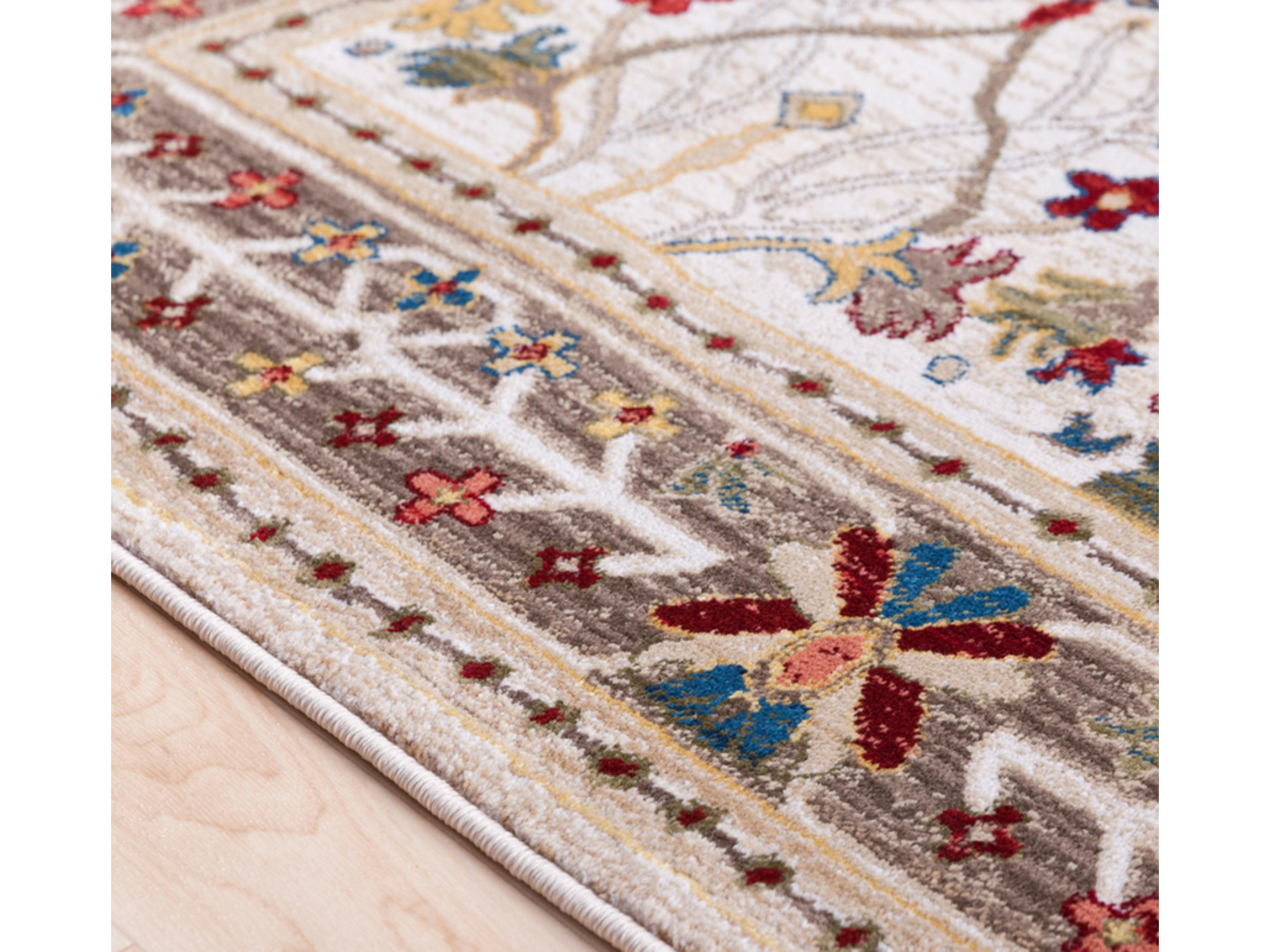 Luxecor Blissful Bordered Runner Area Rug