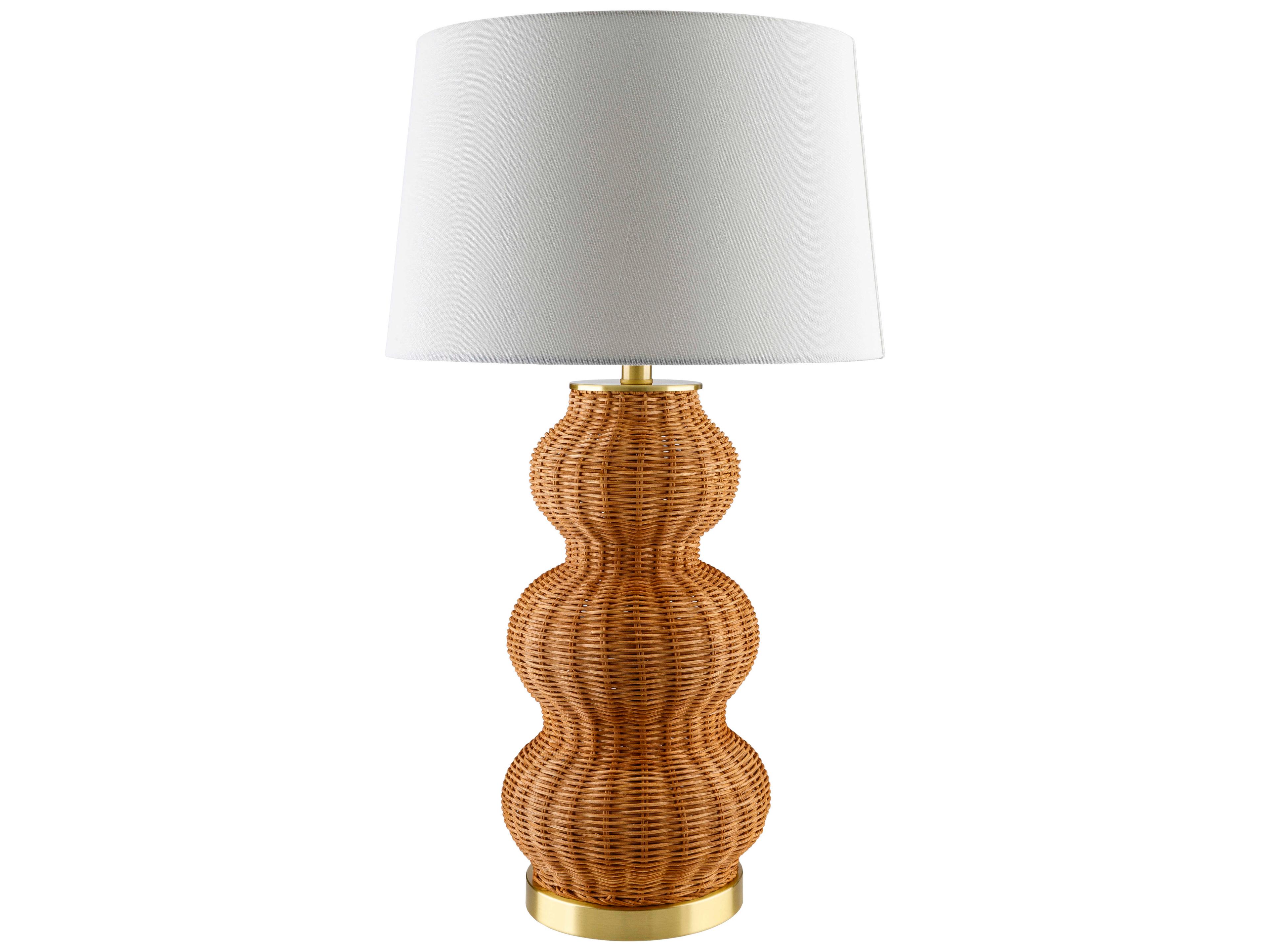 Livabliss by Surya Cazorla Tan Brown Buffet Lamp