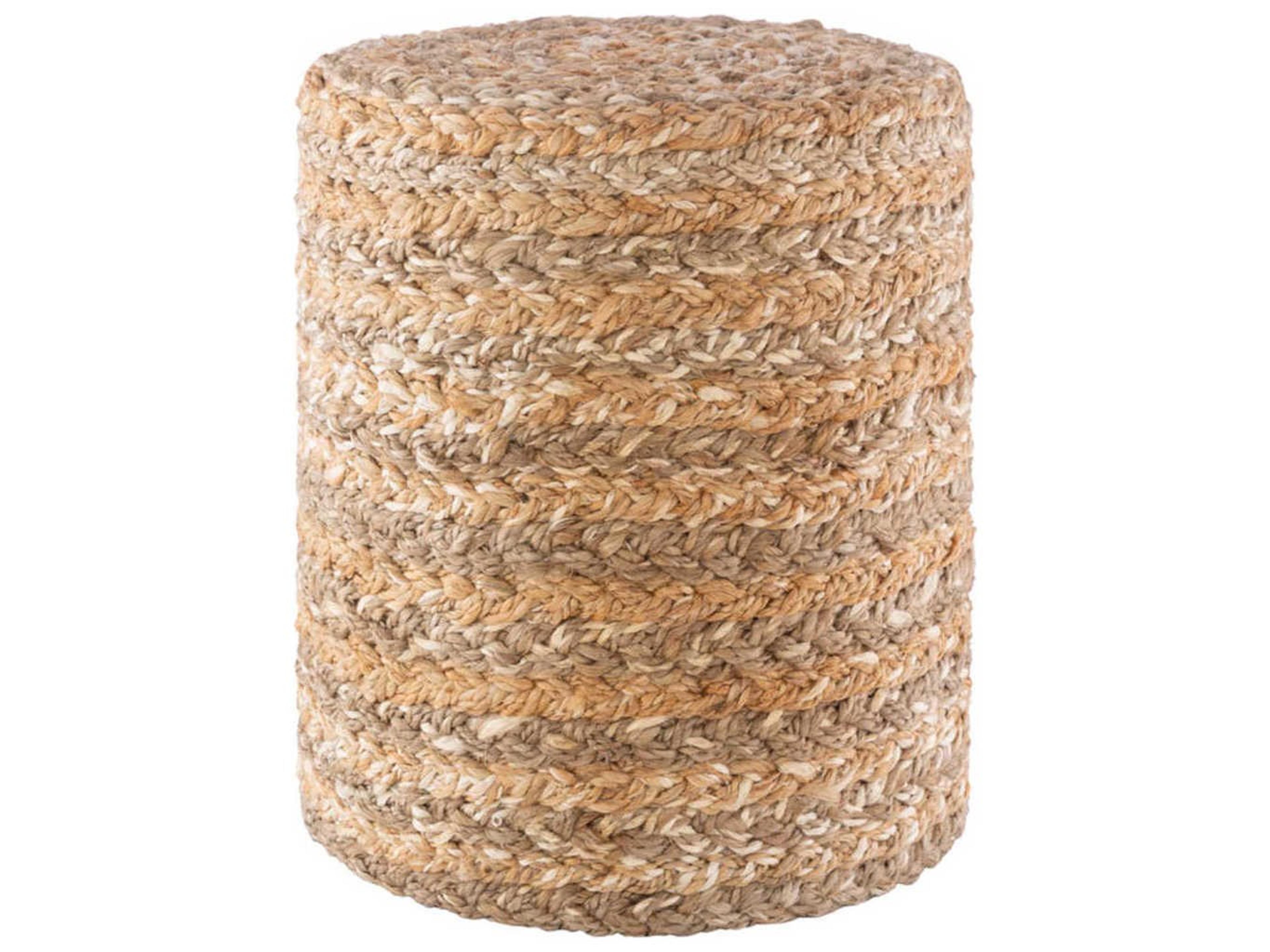 Durban Khaki Camel Beige Brown Ottoman