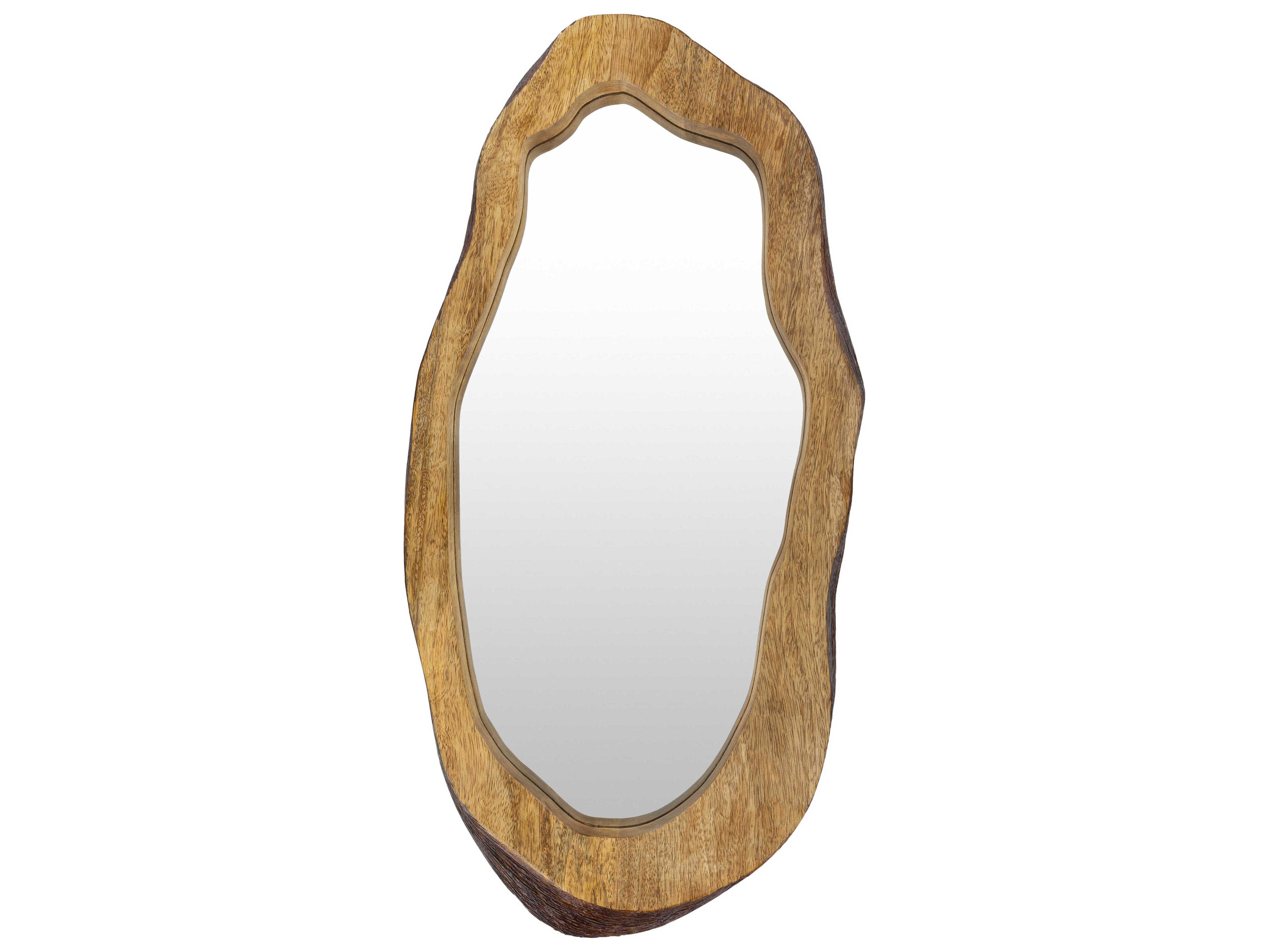 Livabliss by Surya Edge Brown Wall Mirror