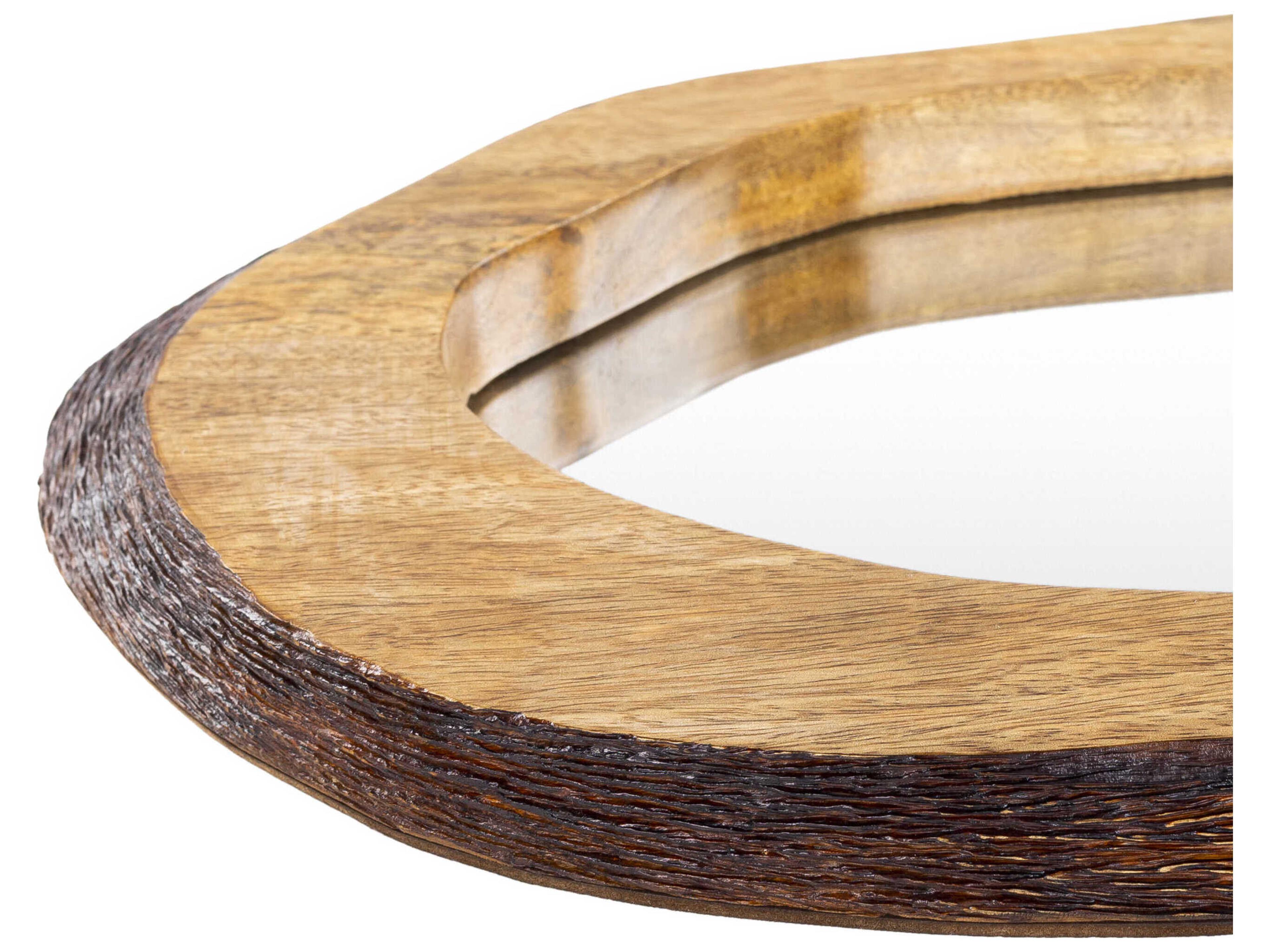 Livabliss by Surya Edge Brown Wall Mirror