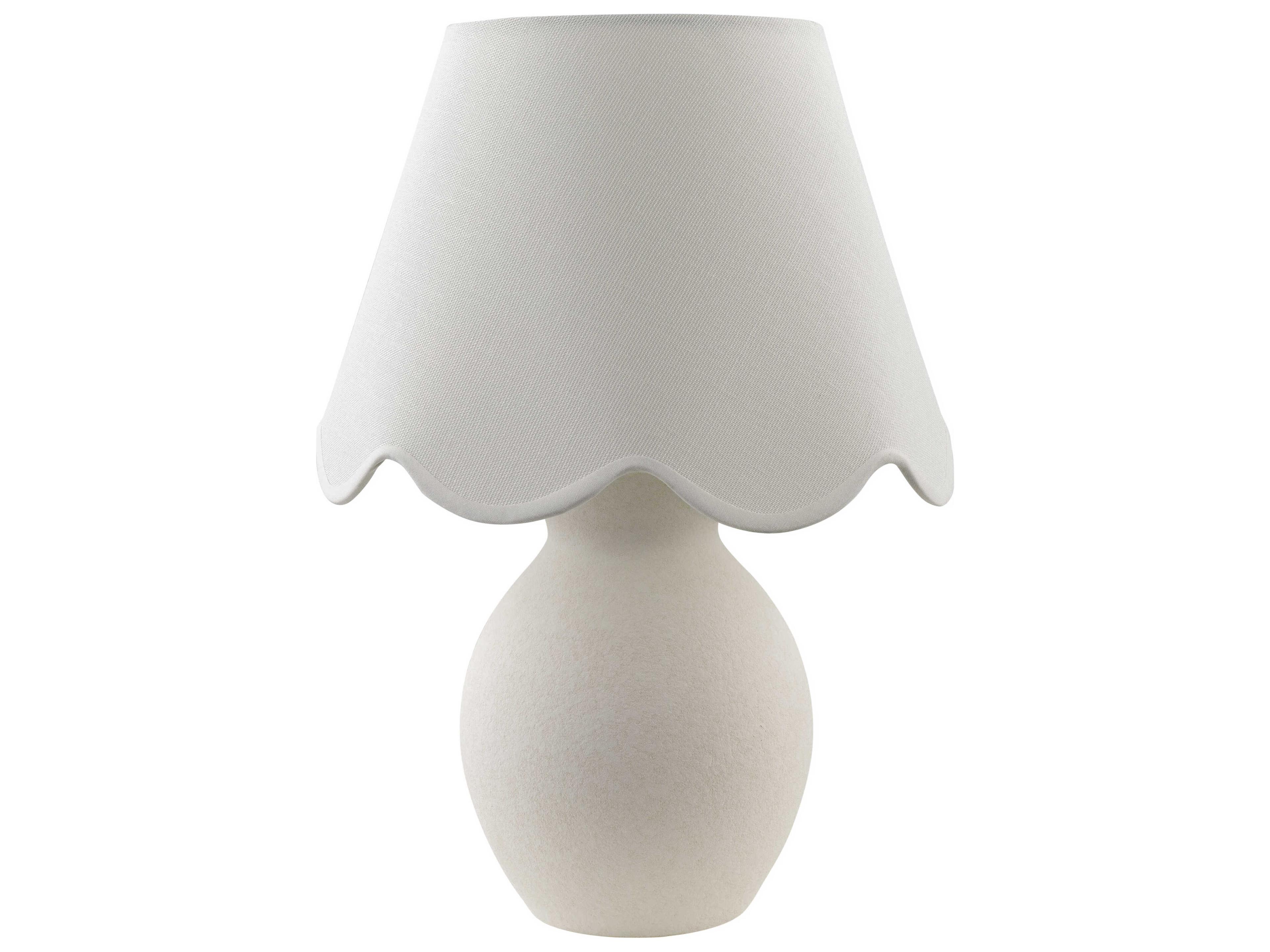 Livabliss by Surya Dolce White Table Lamp