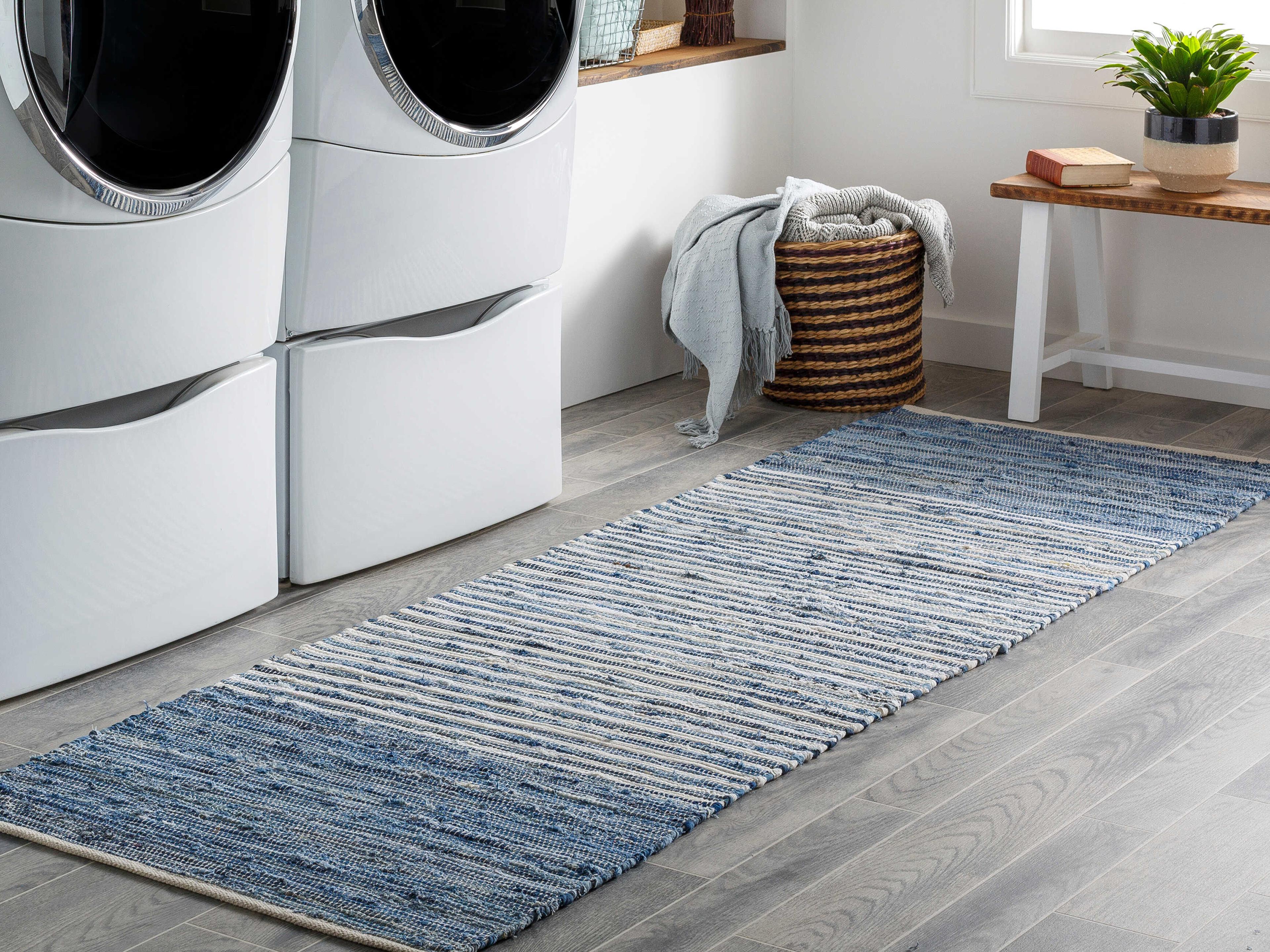 Livabliss by Surya Denim Striped Runner Area Rug
