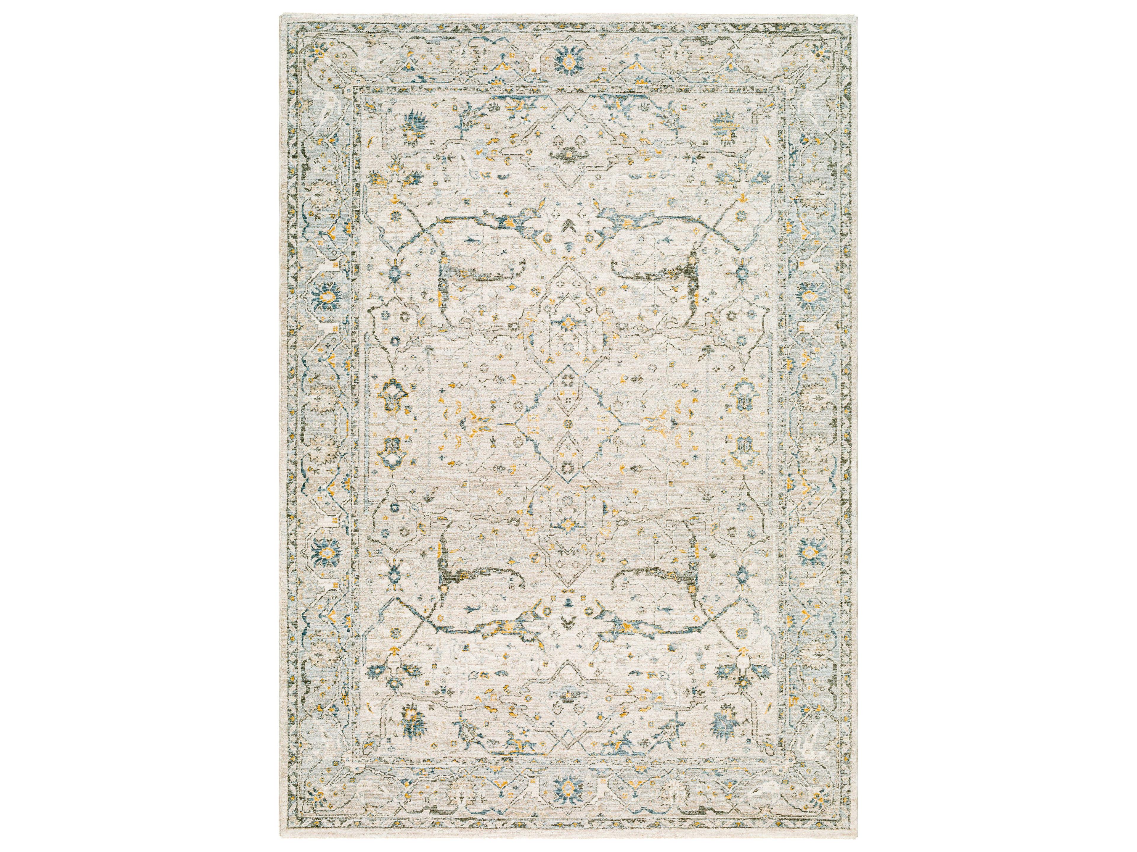 Dresden Bordered Runner Area Rug
