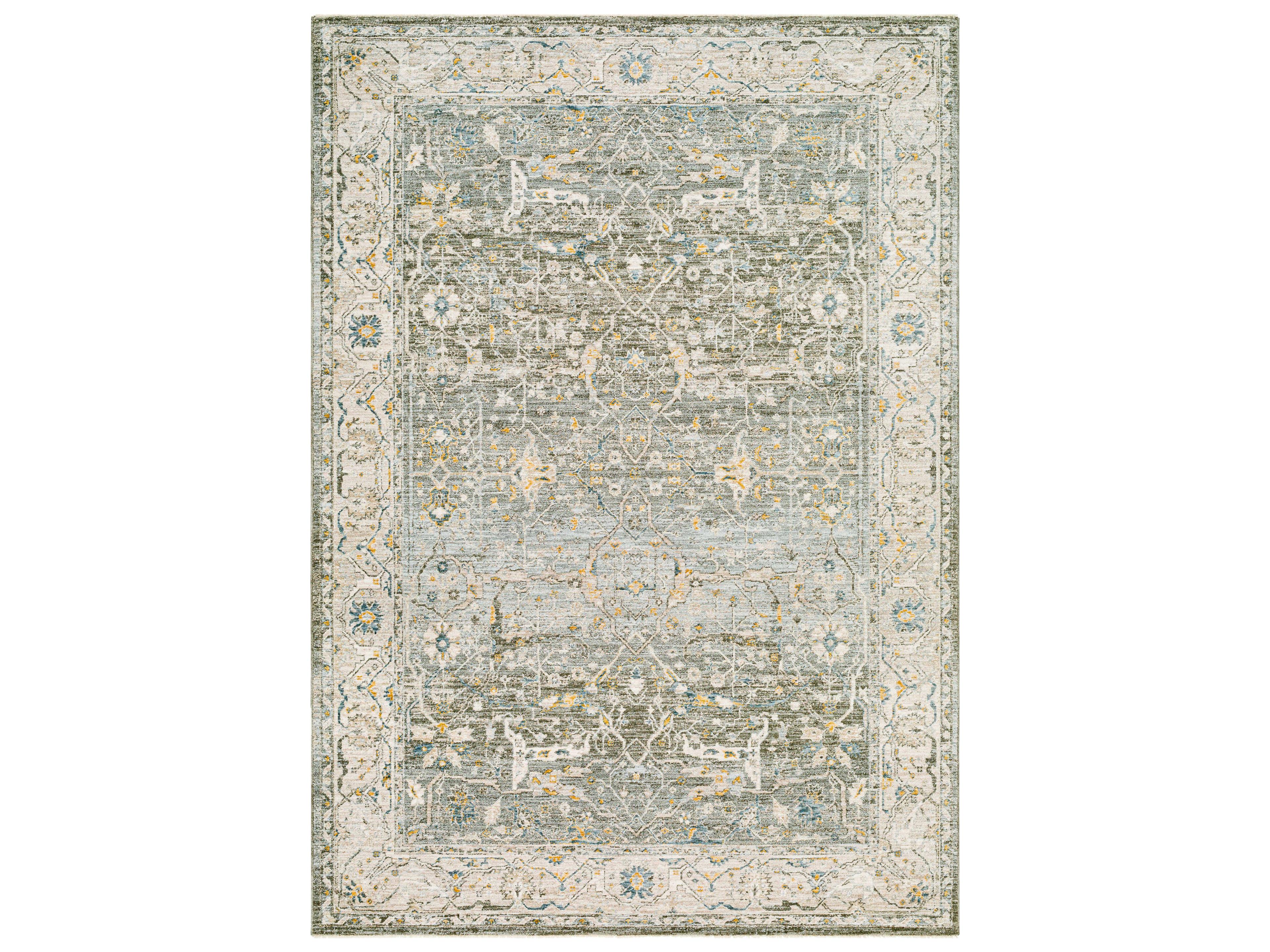 Dresden Bordered Runner Area Rug