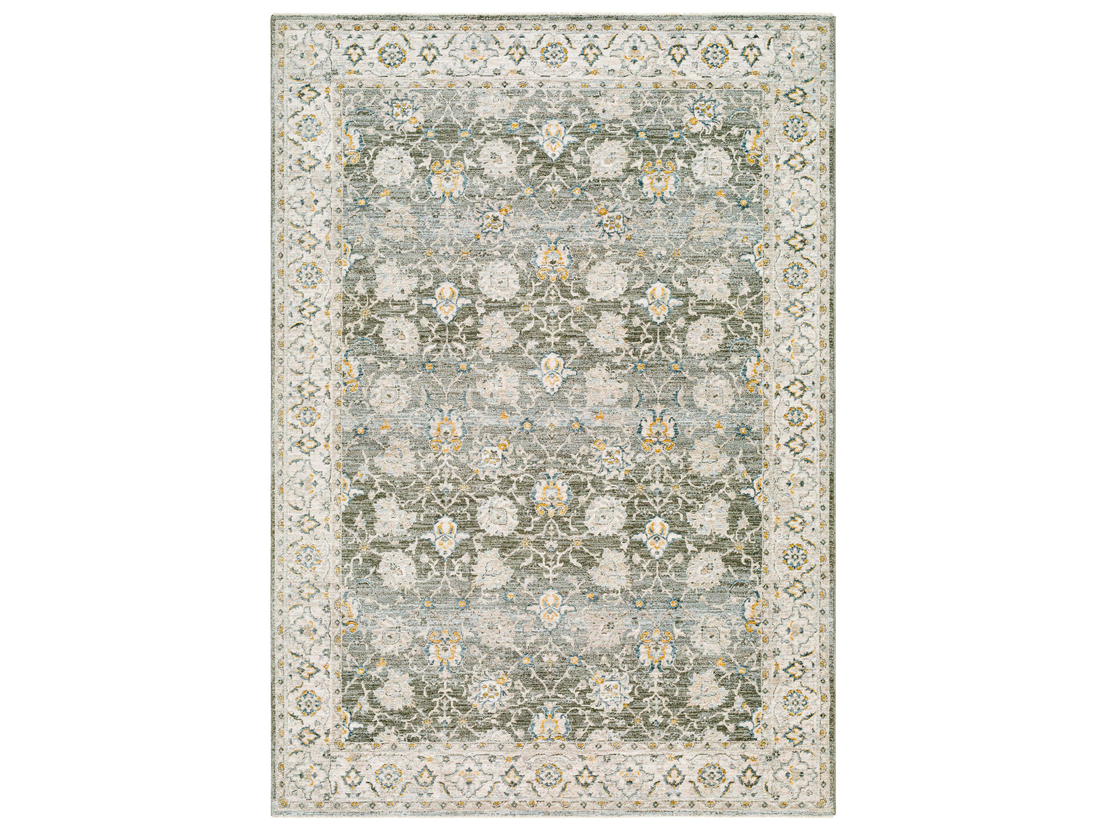 Dresden Bordered Runner Area Rug