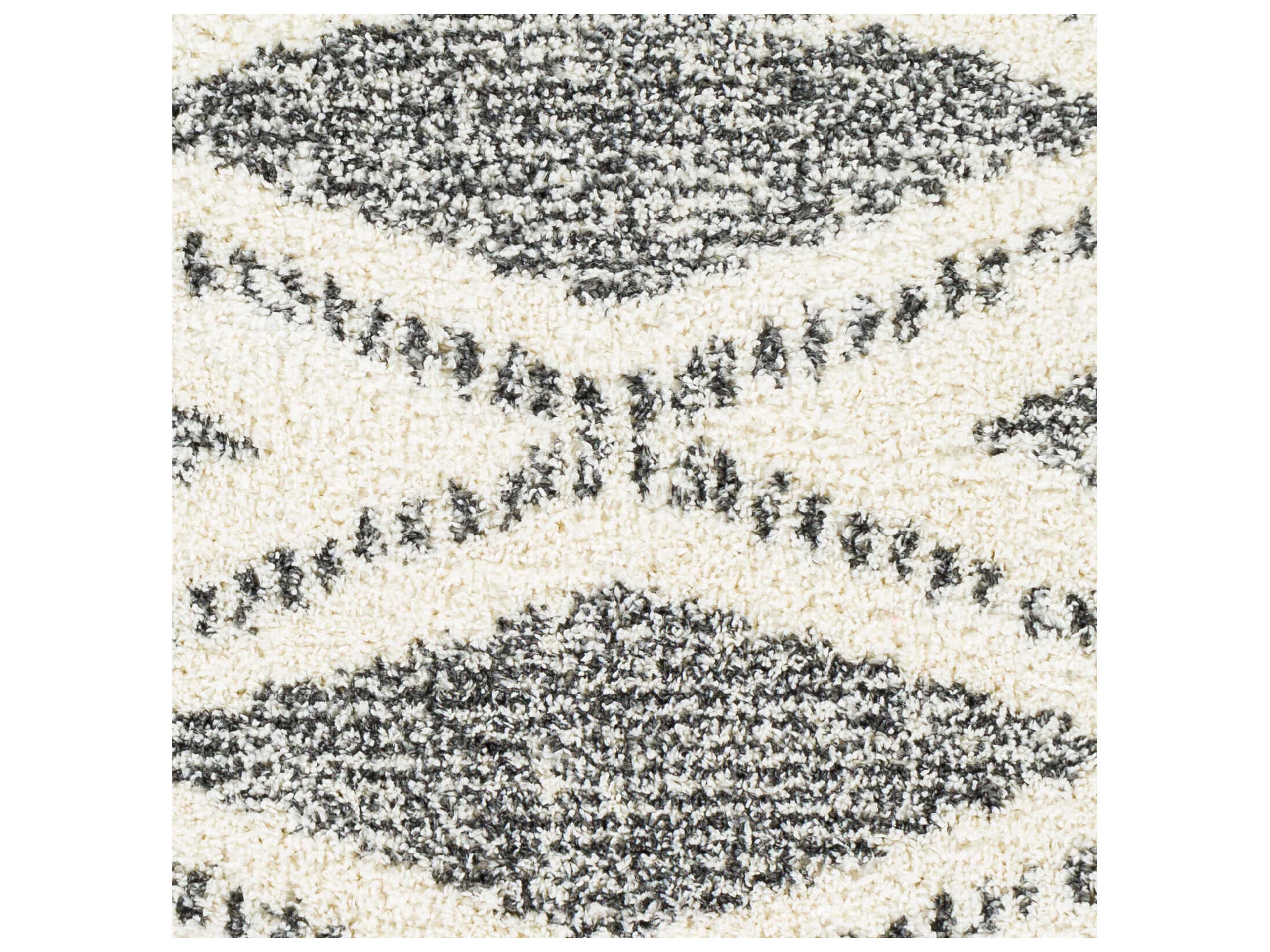 Livabliss by Surya Deluxe Shag Geometric Runner Area Rug