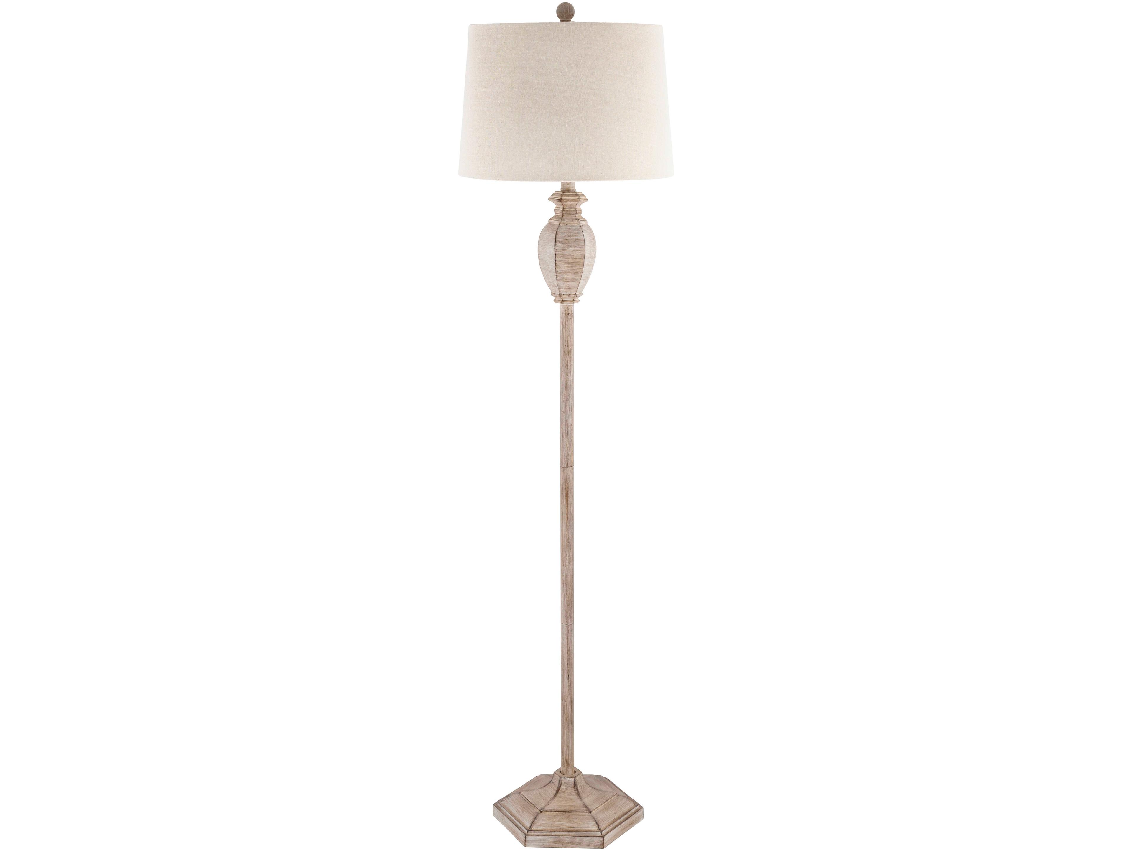 Livabliss by Surya Eburne Gray Floor Lamp