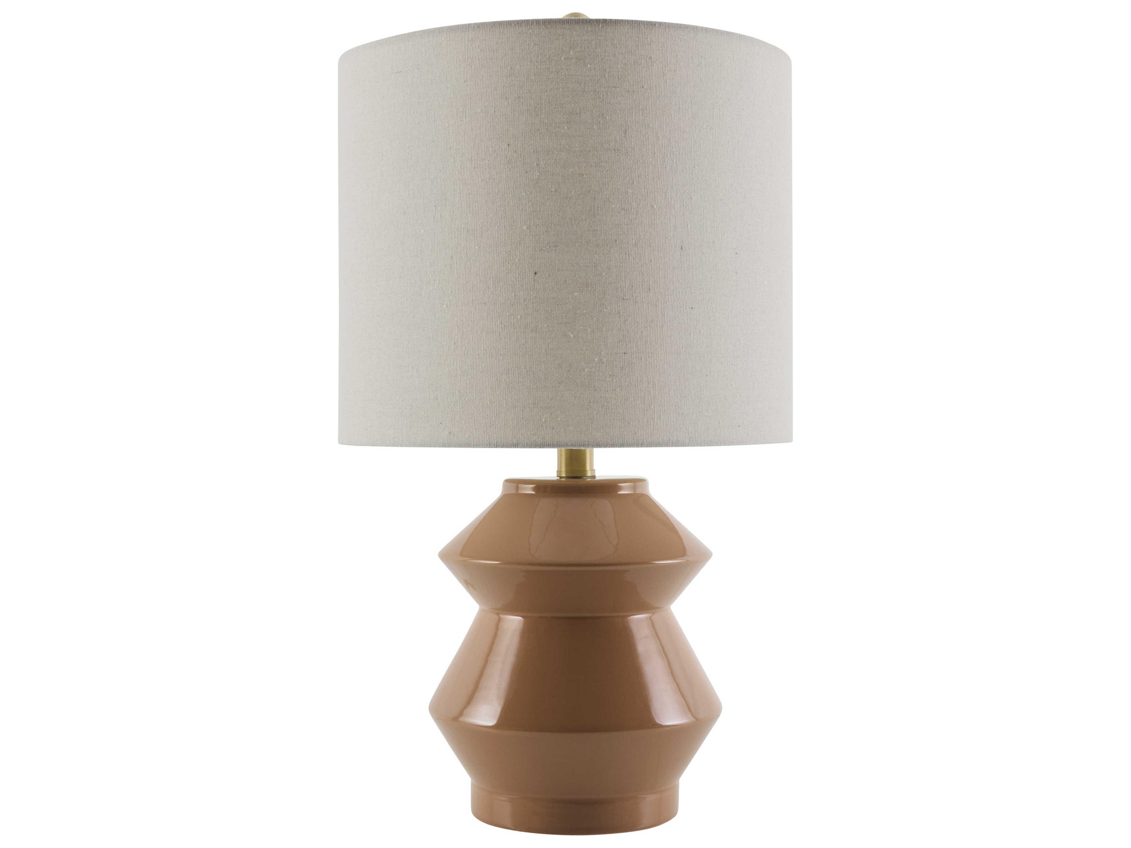 Edison Orange Brown Table Lamp