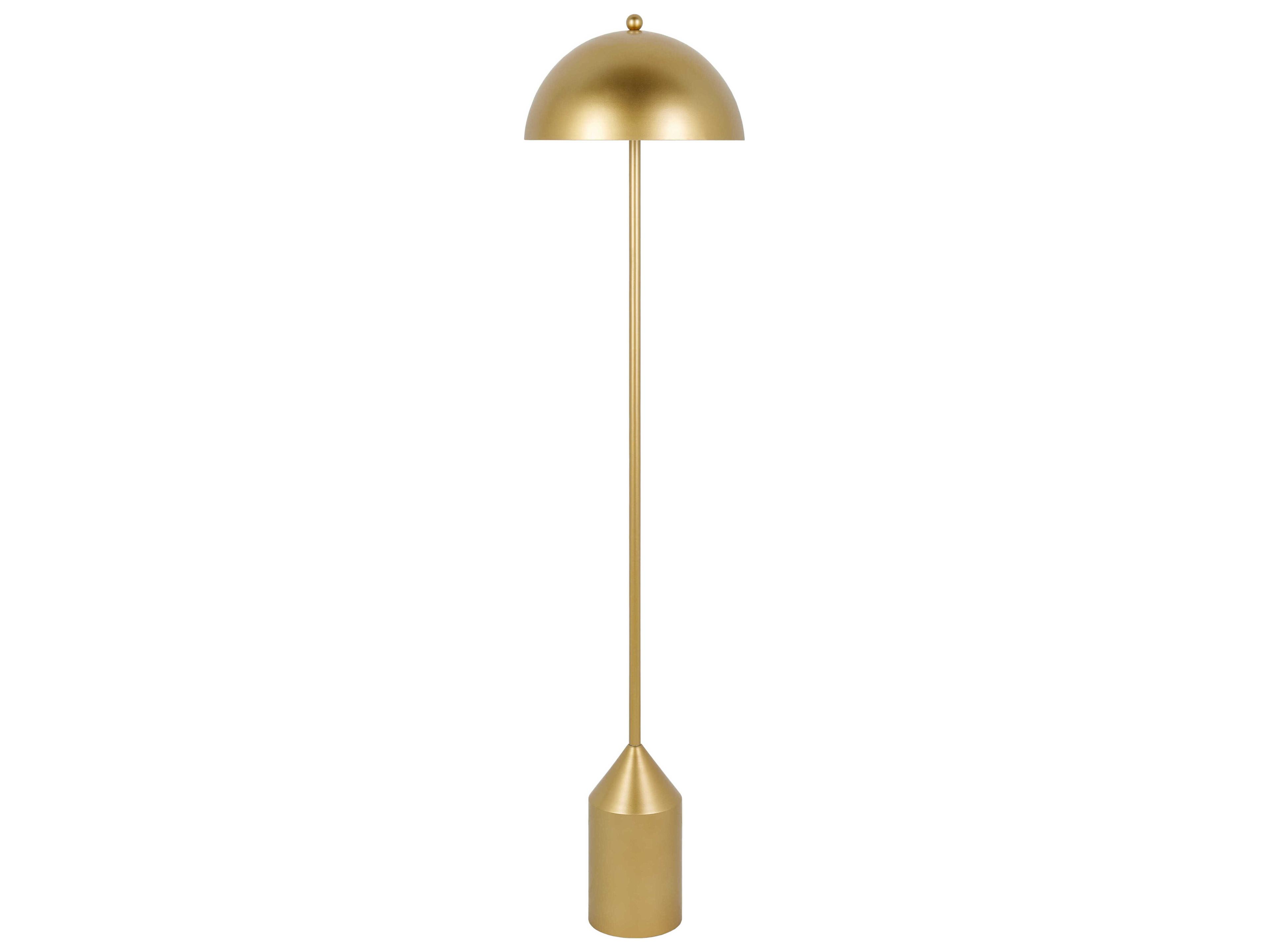 Elder Gold Floor Lamp