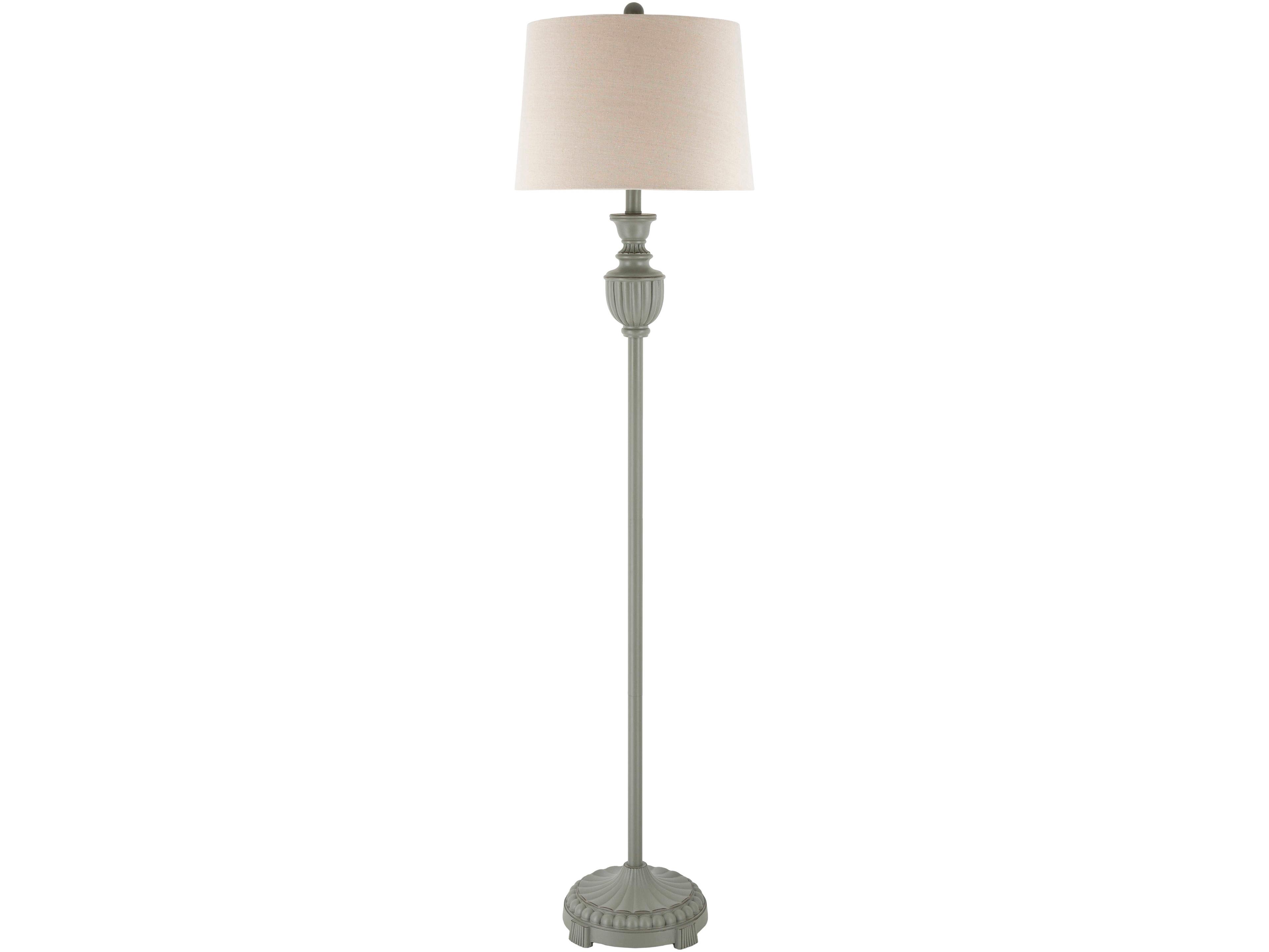 Livabliss by Surya Elgood Gray Floor Lamp