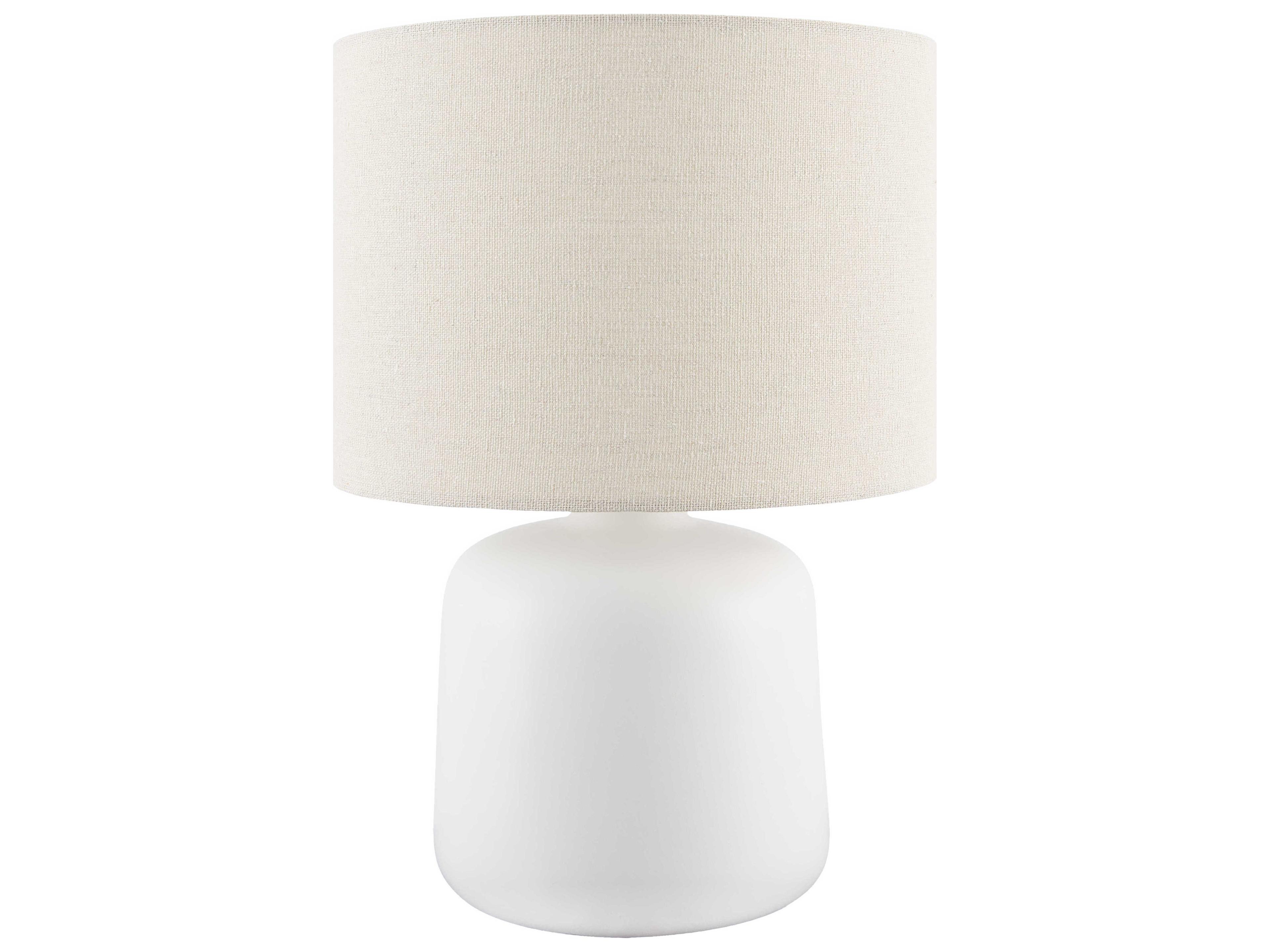 Elio White Table Lamp