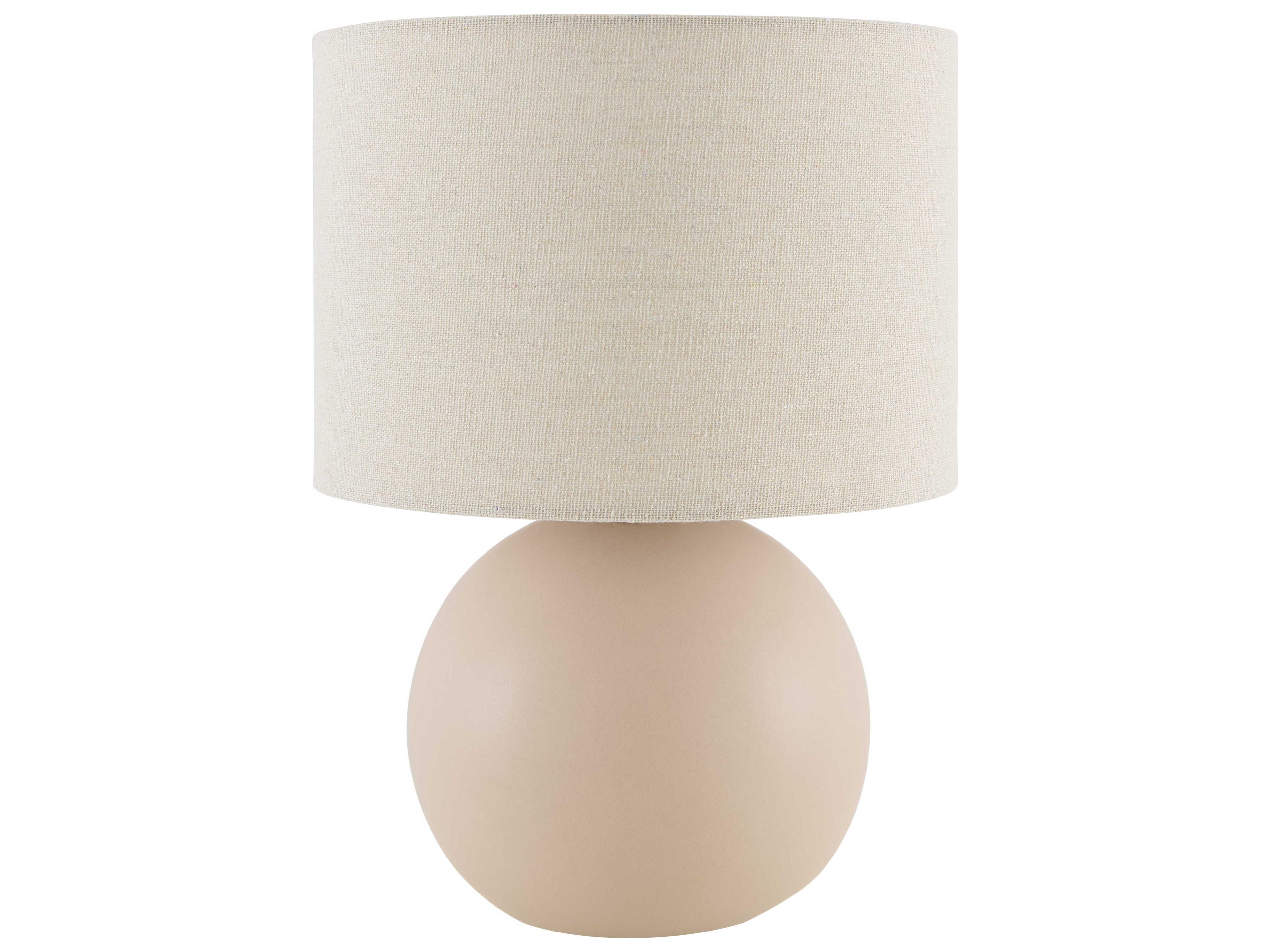 Elio Coral Pink Table Lamp