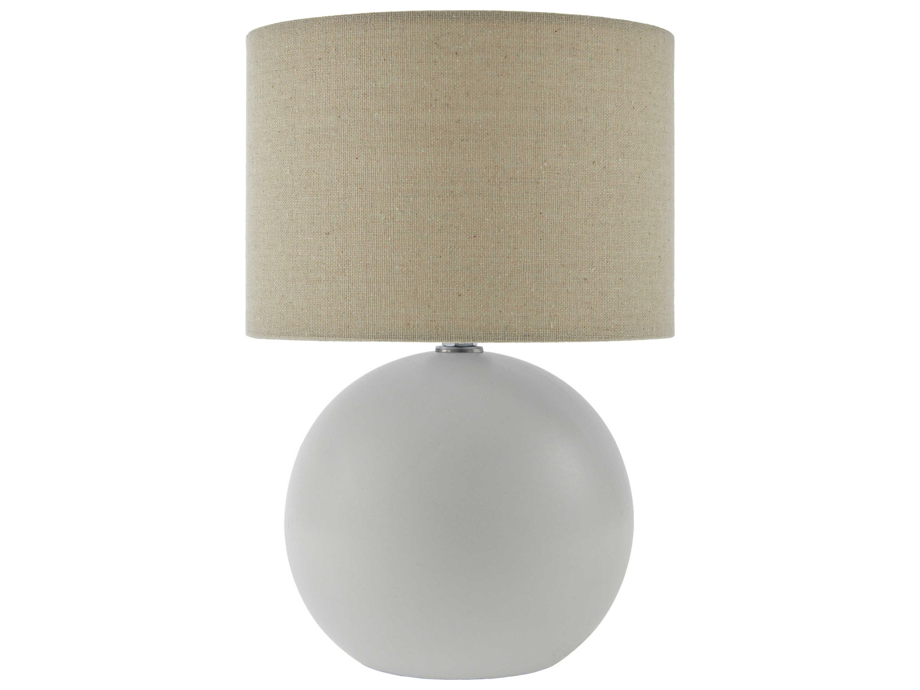 Elio White Table Lamp