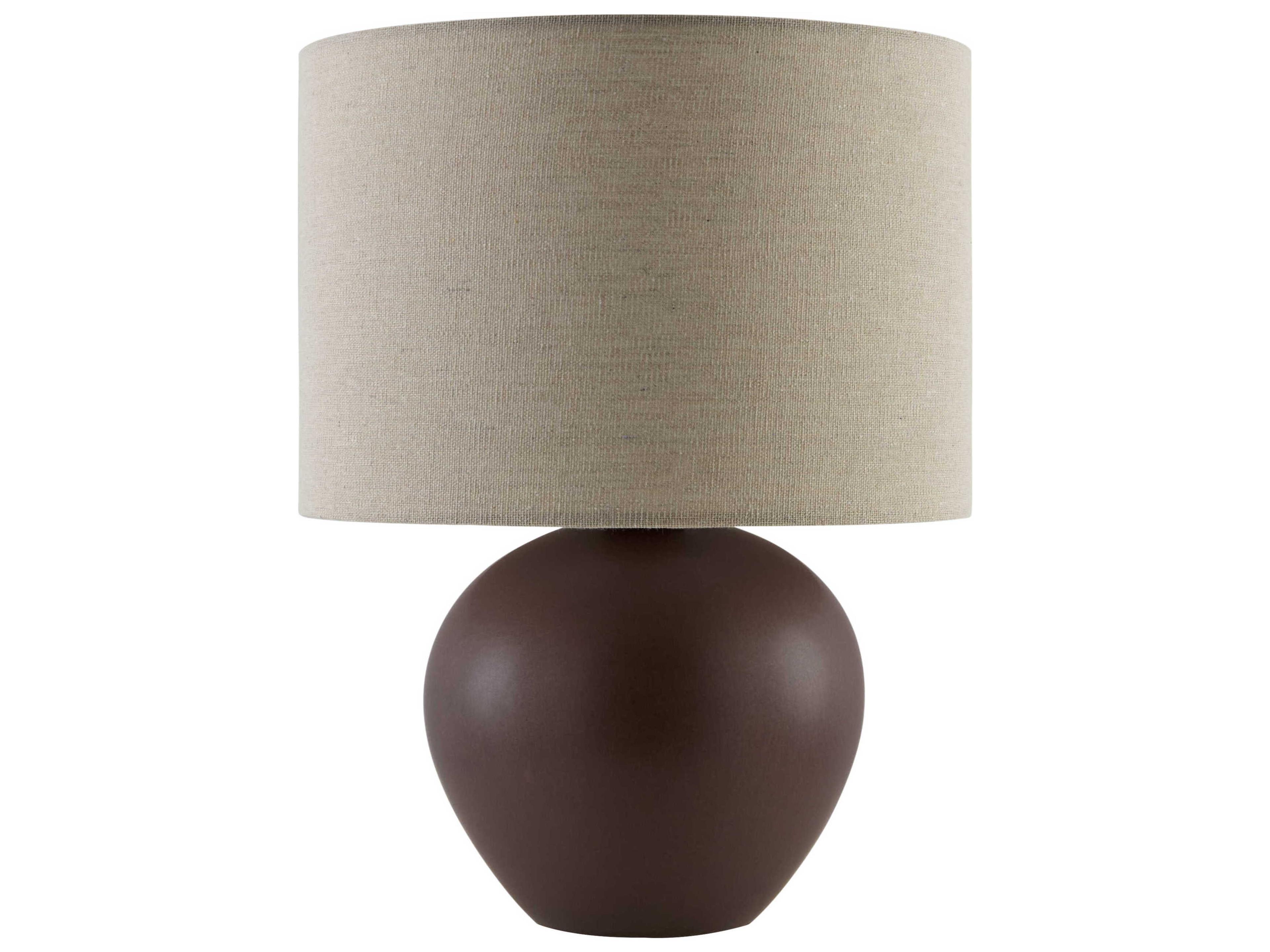 Elio Dark Brown Table Lamp