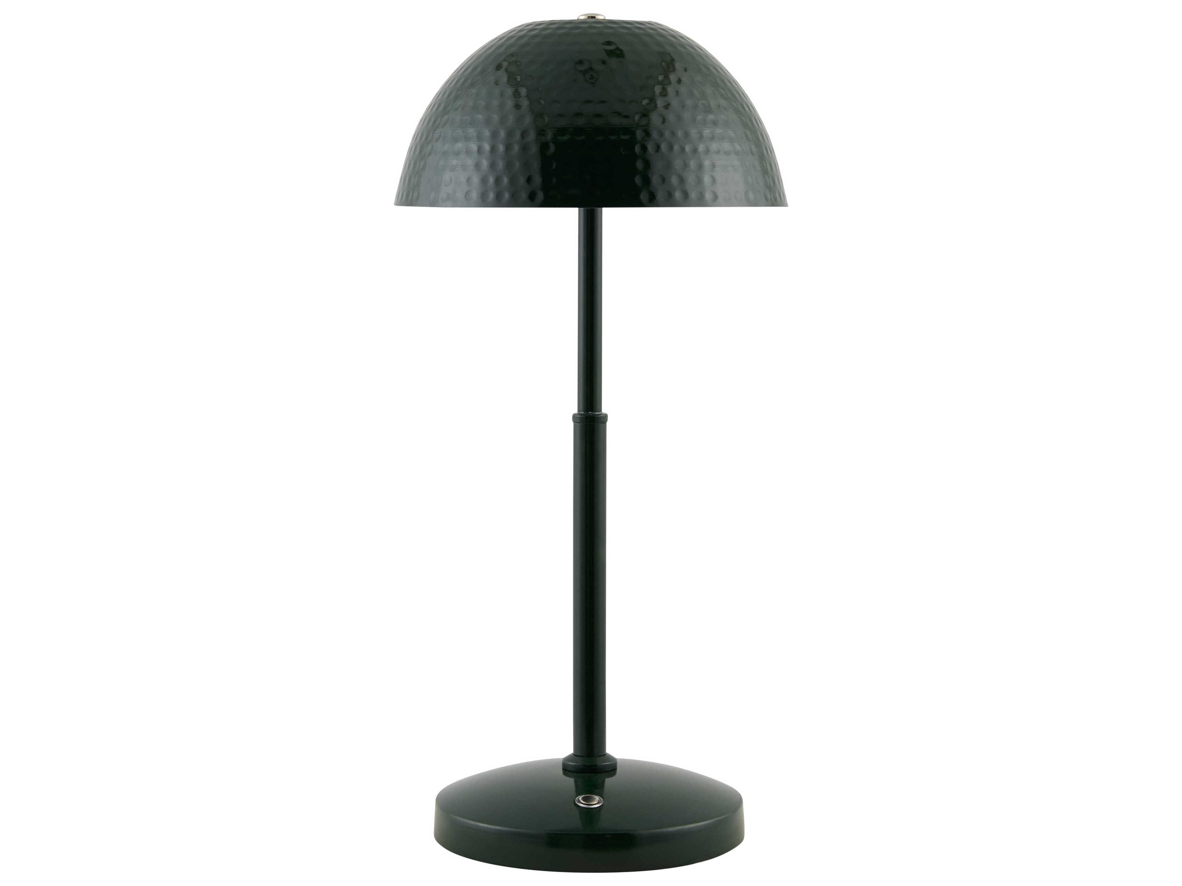 Elvas Dark Green Black Table Lamp