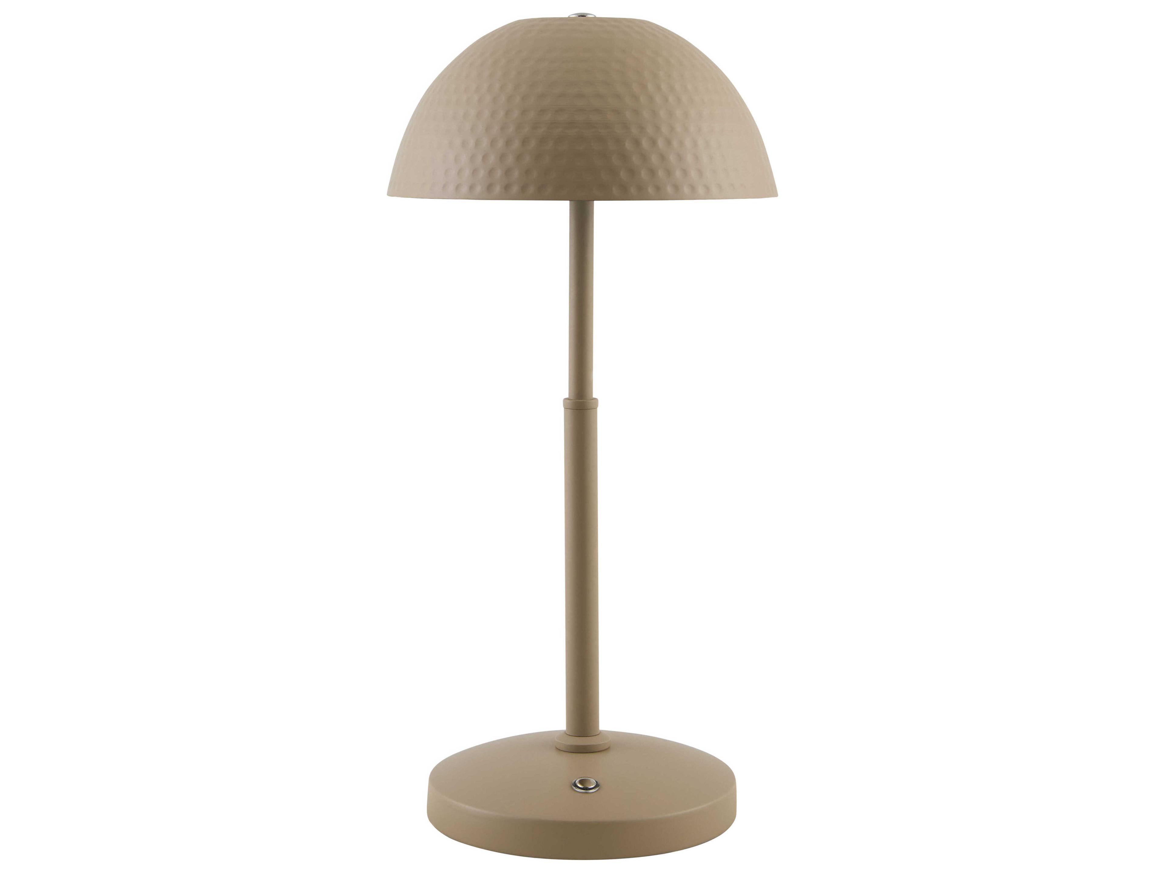 Elvas Taupe Brown Table Lamp