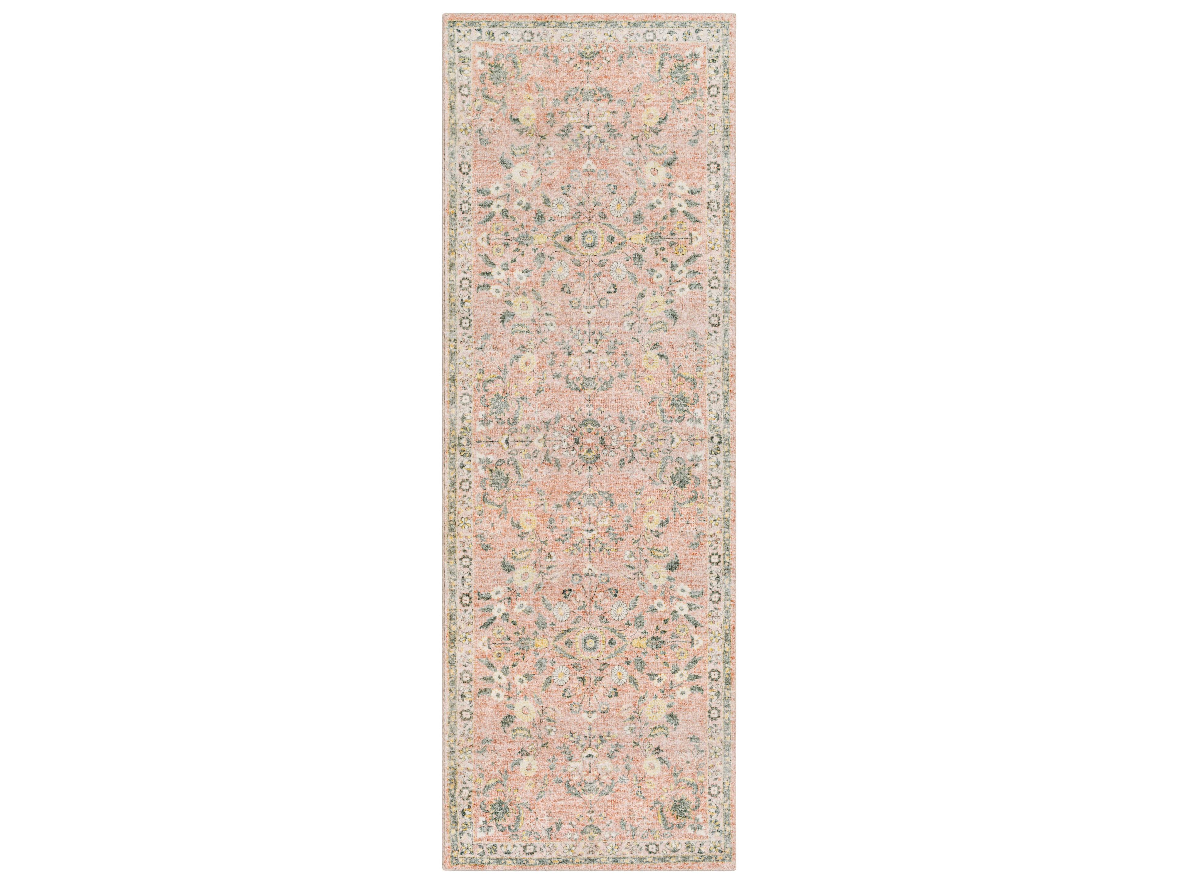 Erin Bordered Runner Area Rug