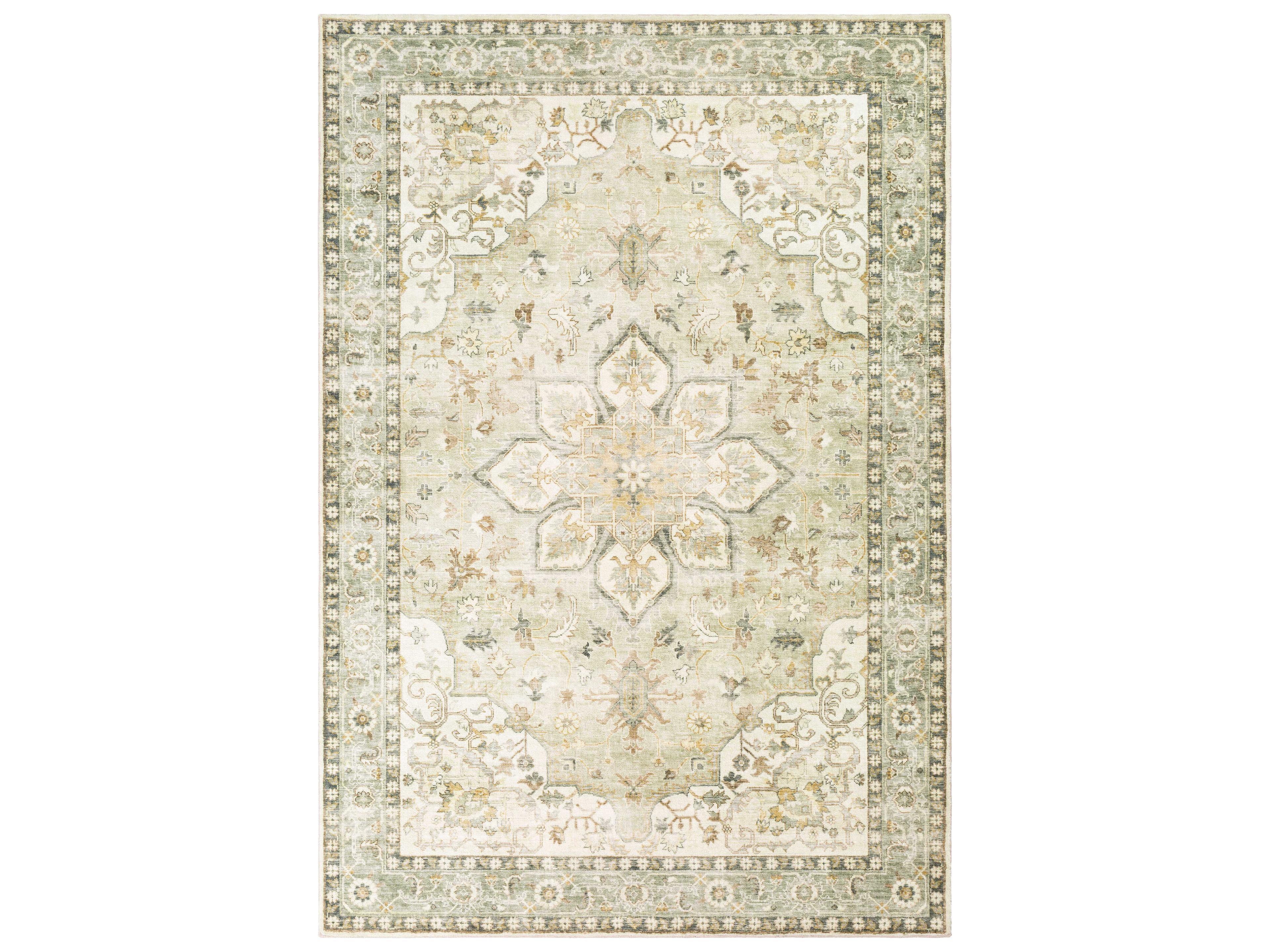 Erin Bordered Area Rug