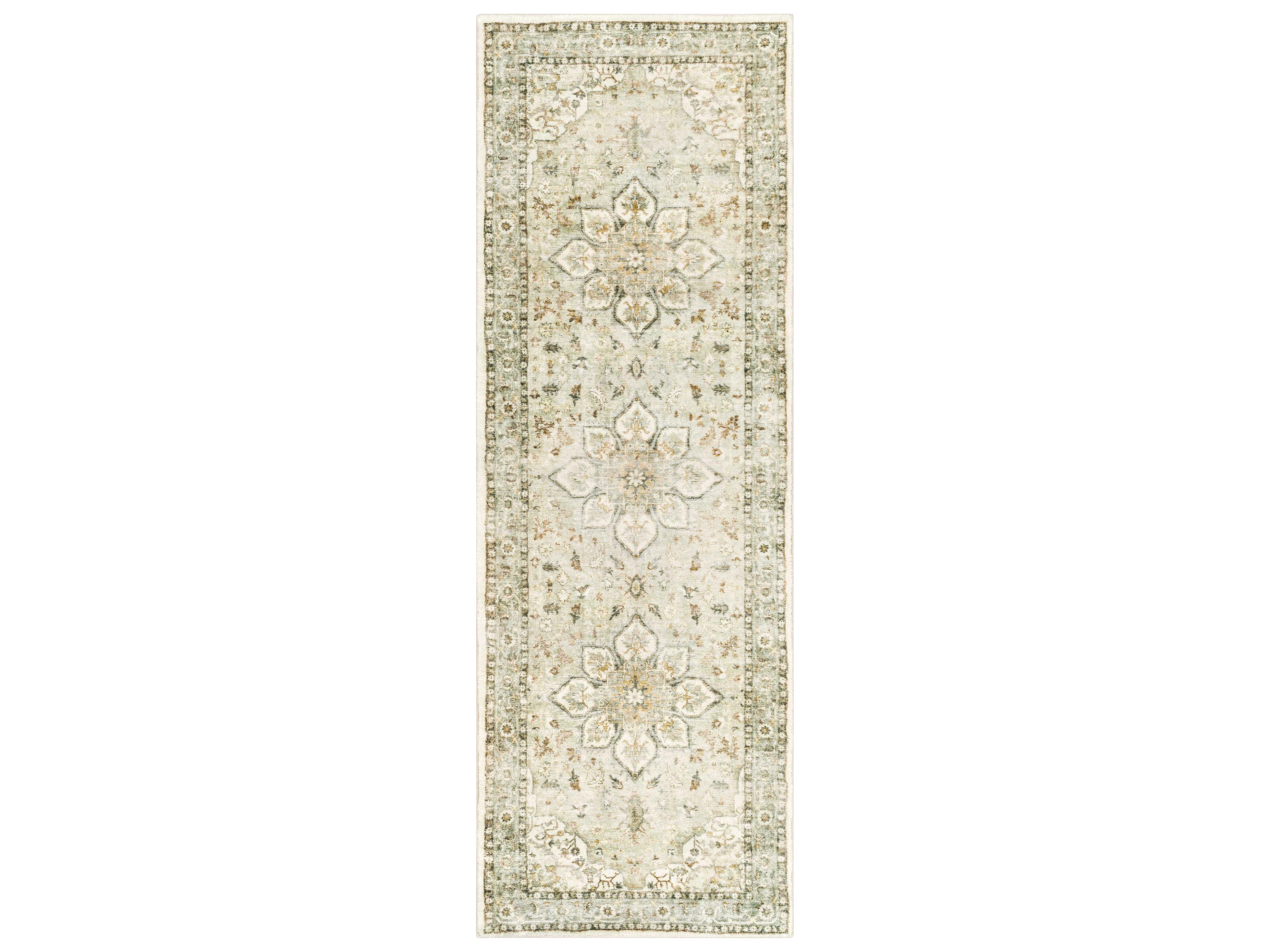 Erin Bordered Runner Area Rug