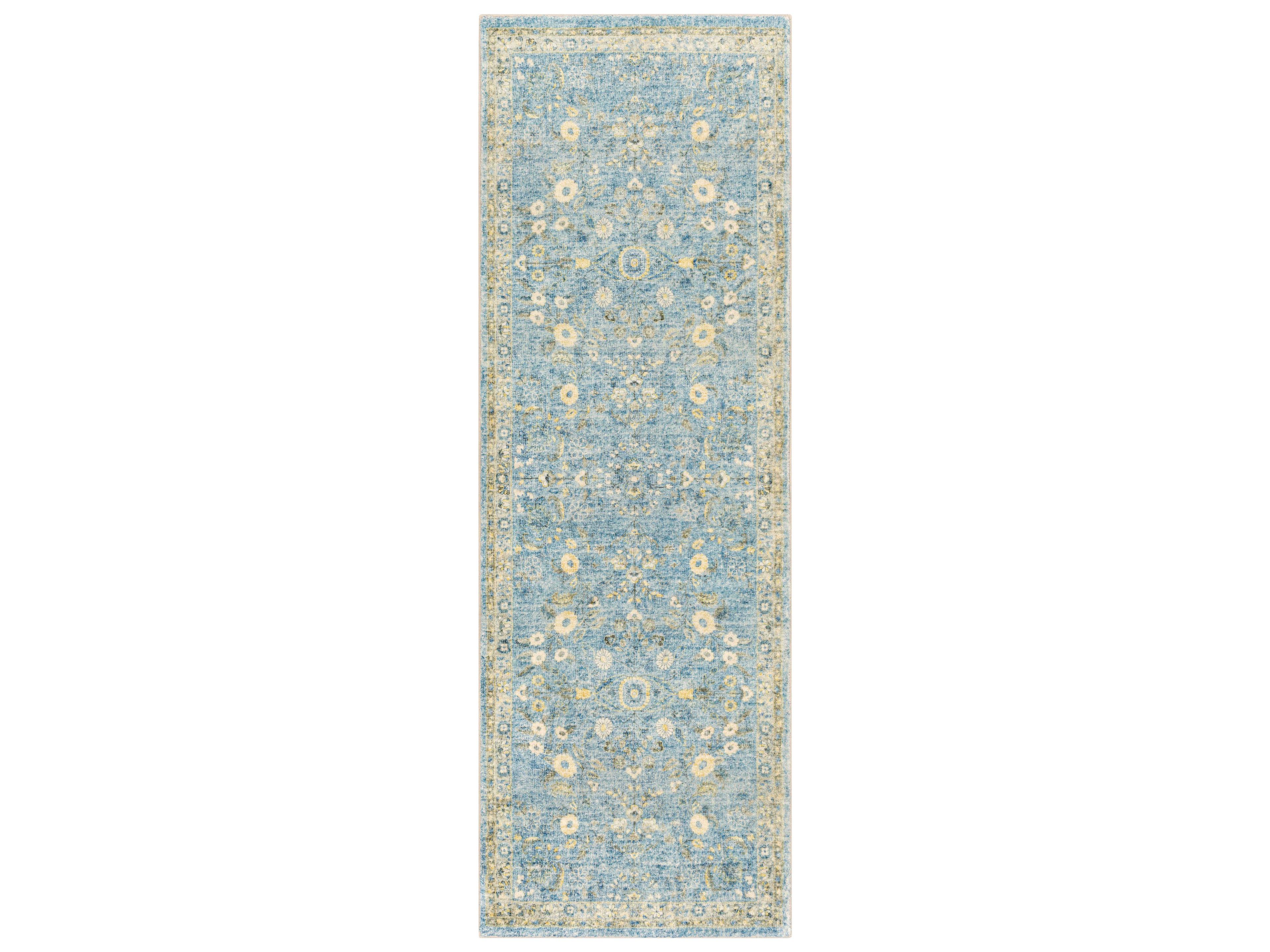 Erin Bordered Runner Area Rug