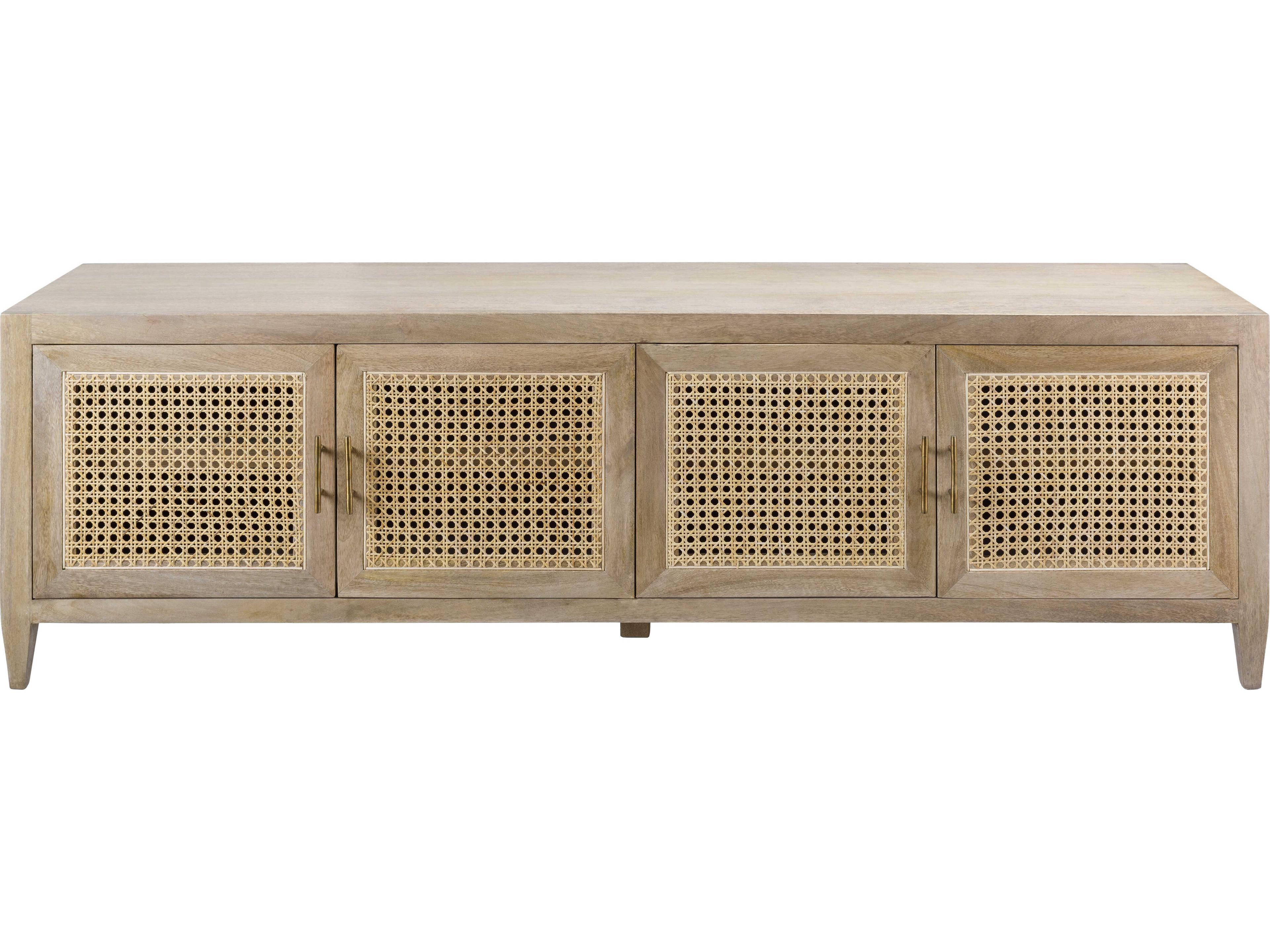 Etewah Rectangular Wood Brown Console Table