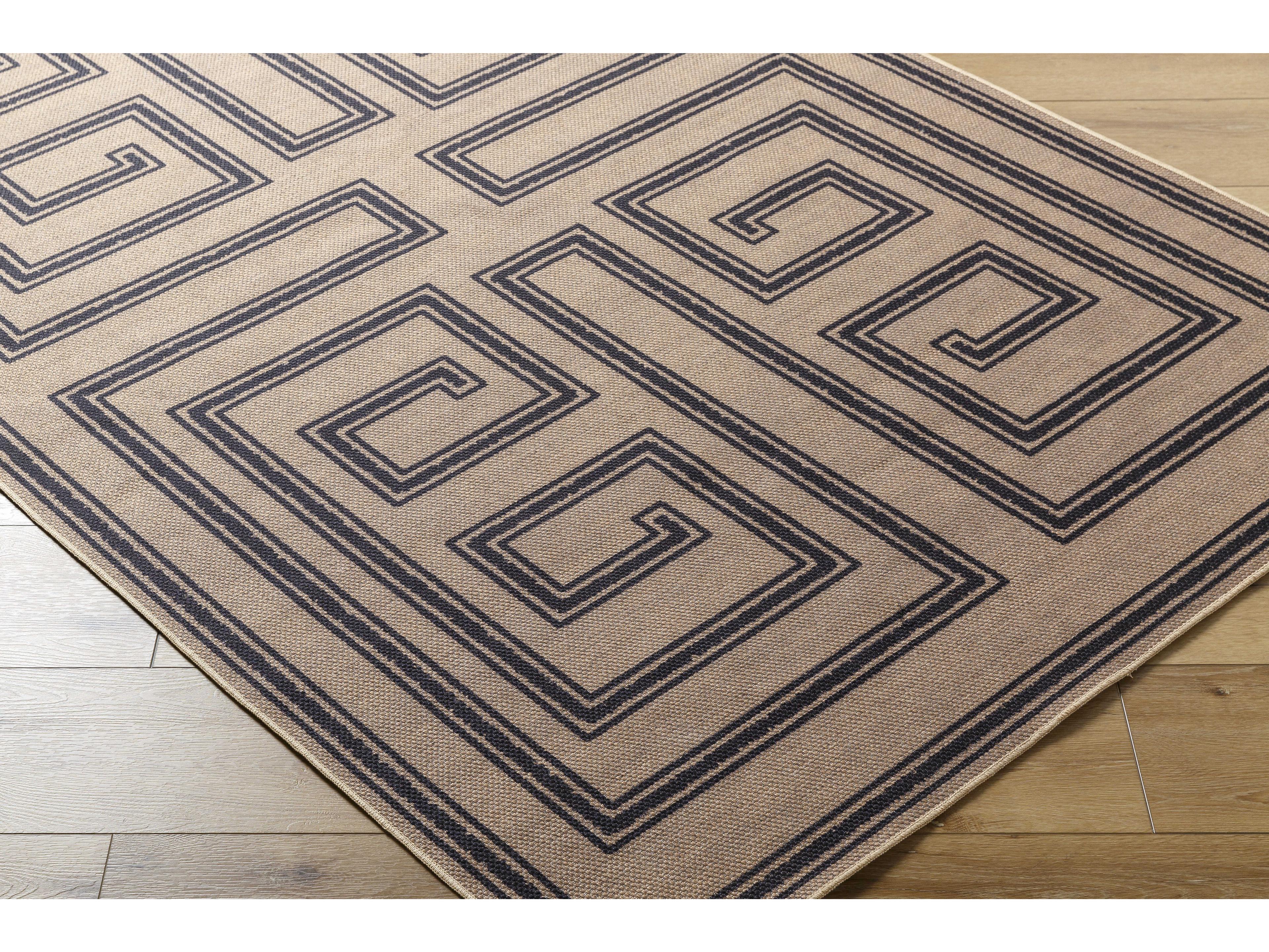 Livabliss by Surya Ez Jute Bordered Area Rug