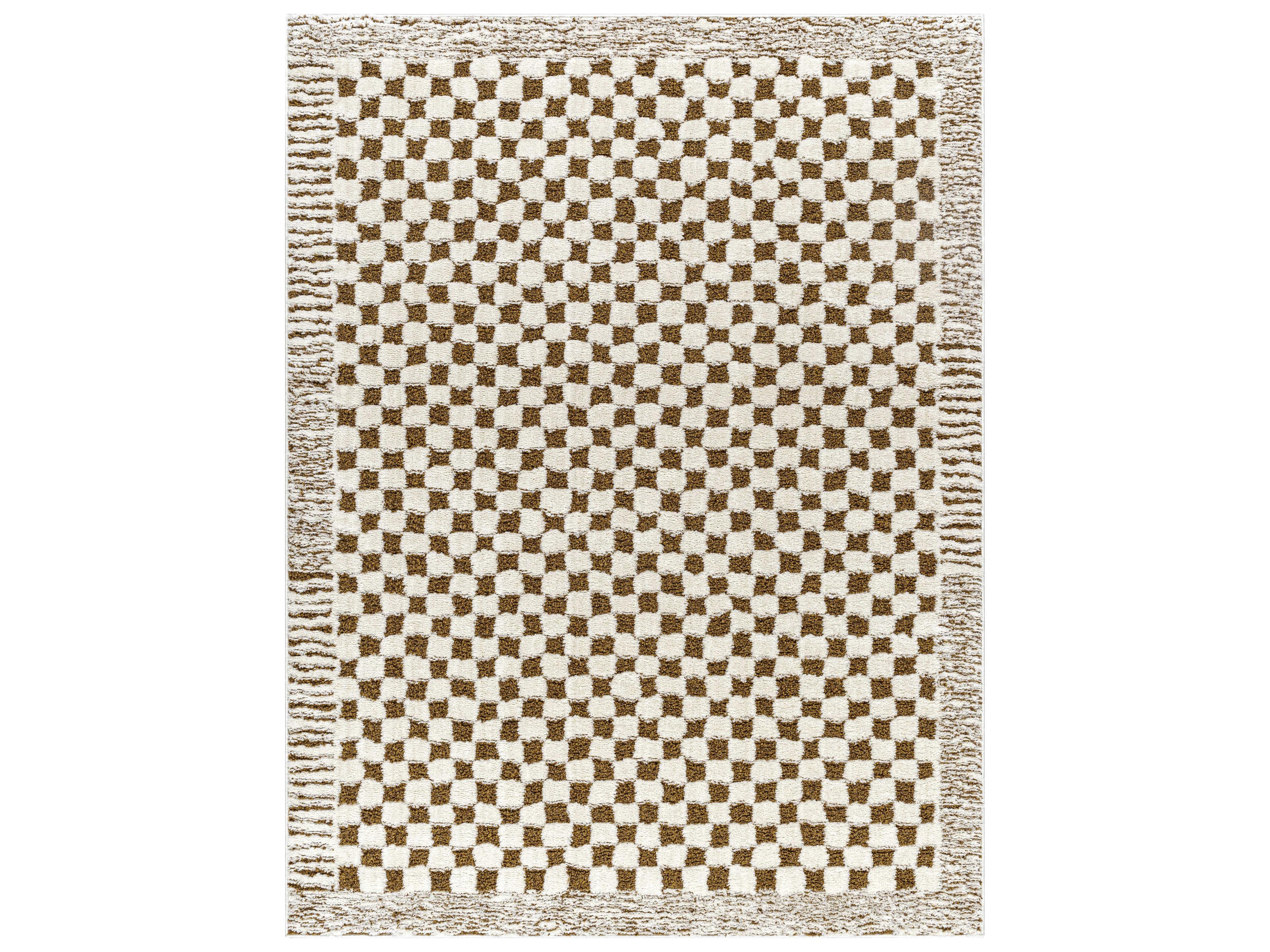 Freud Shag Bordered Area Rug