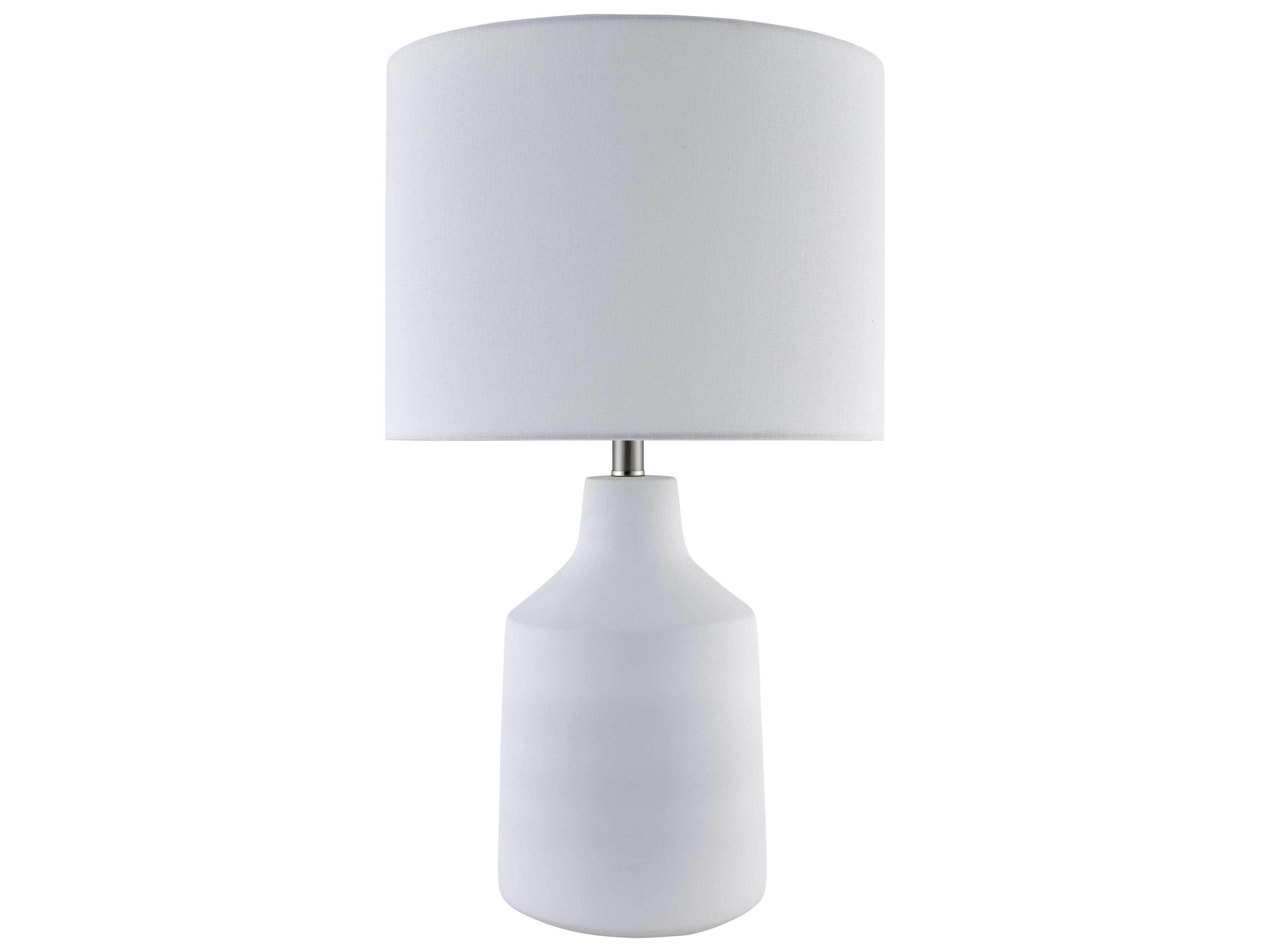 Foreman White Table Lamp