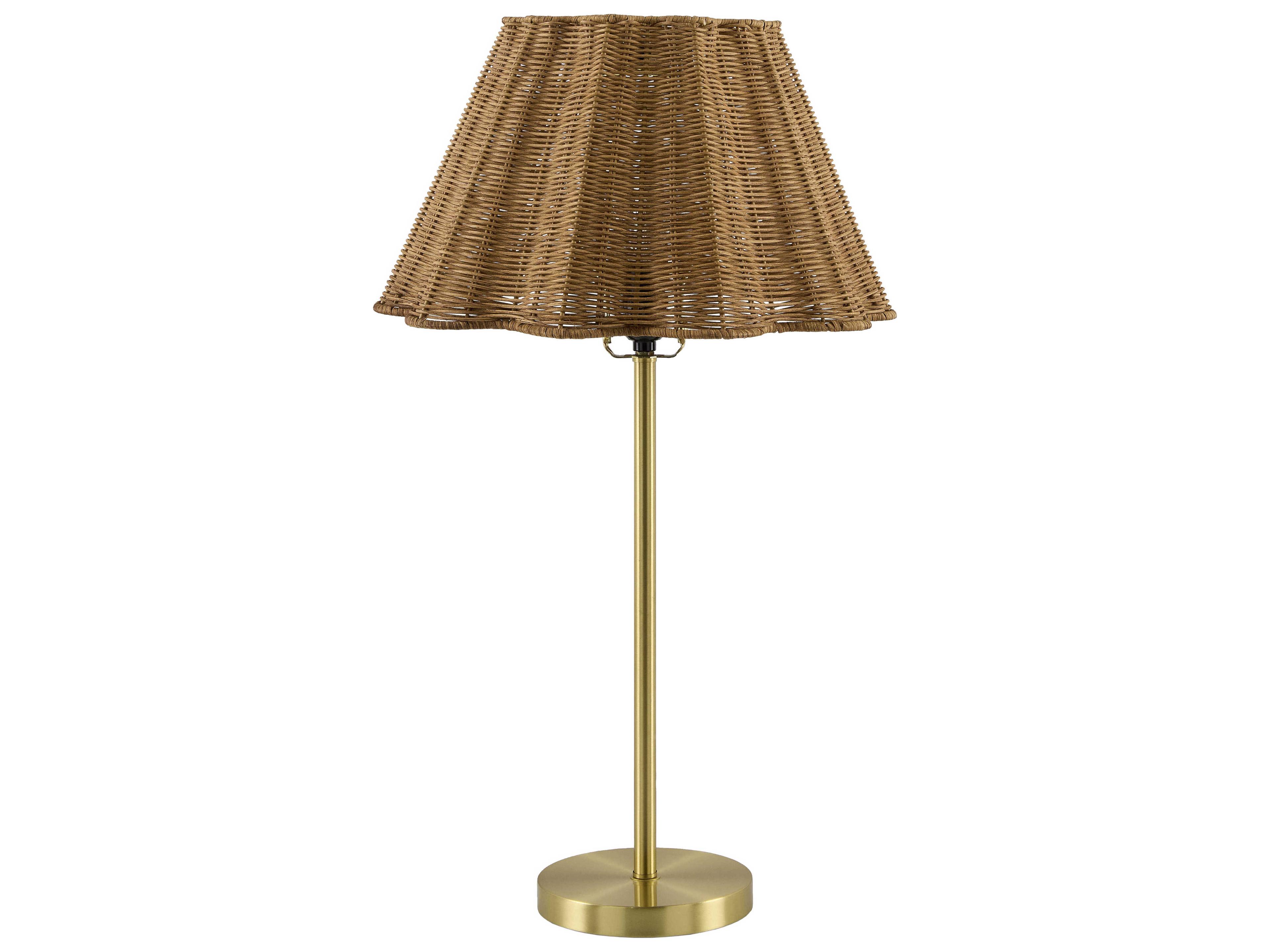 Foix Metallic Brass Buffet Lamp