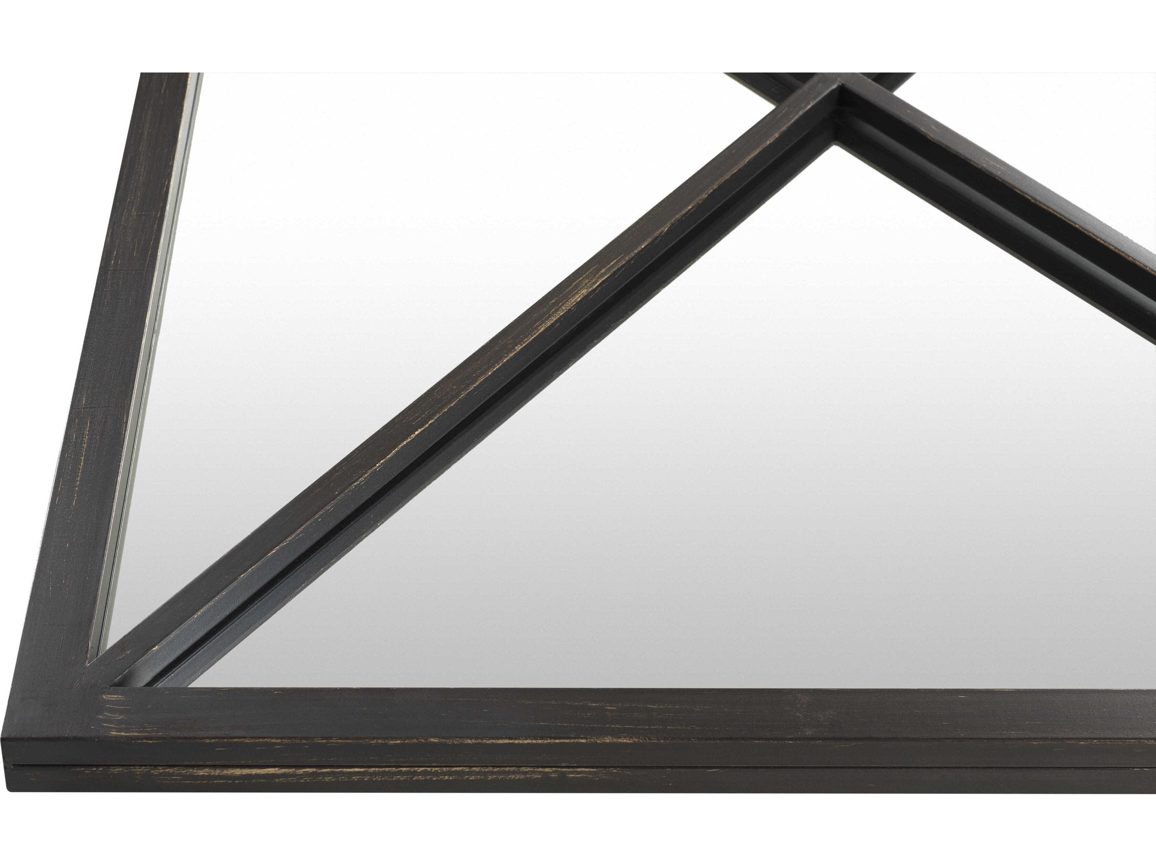 Livabliss by Surya Forge Black Wall Mirror Rectangular