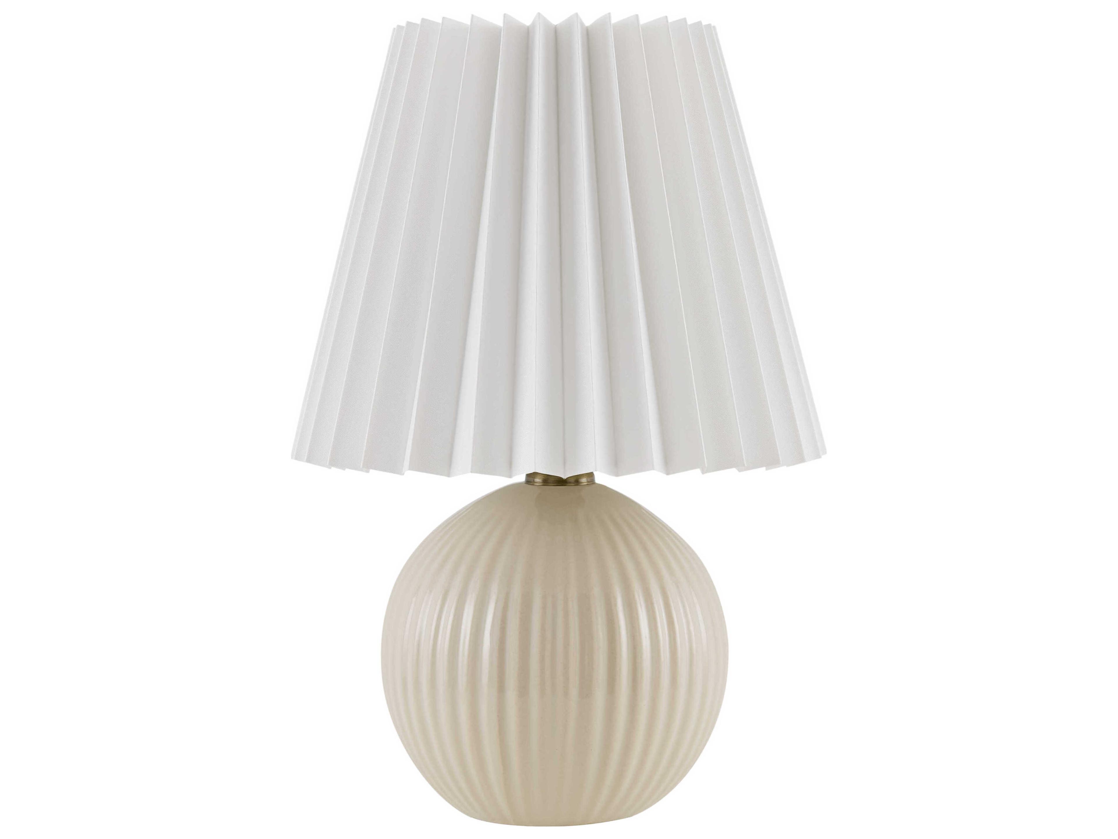 Ferez Cream Off White Table Lamp