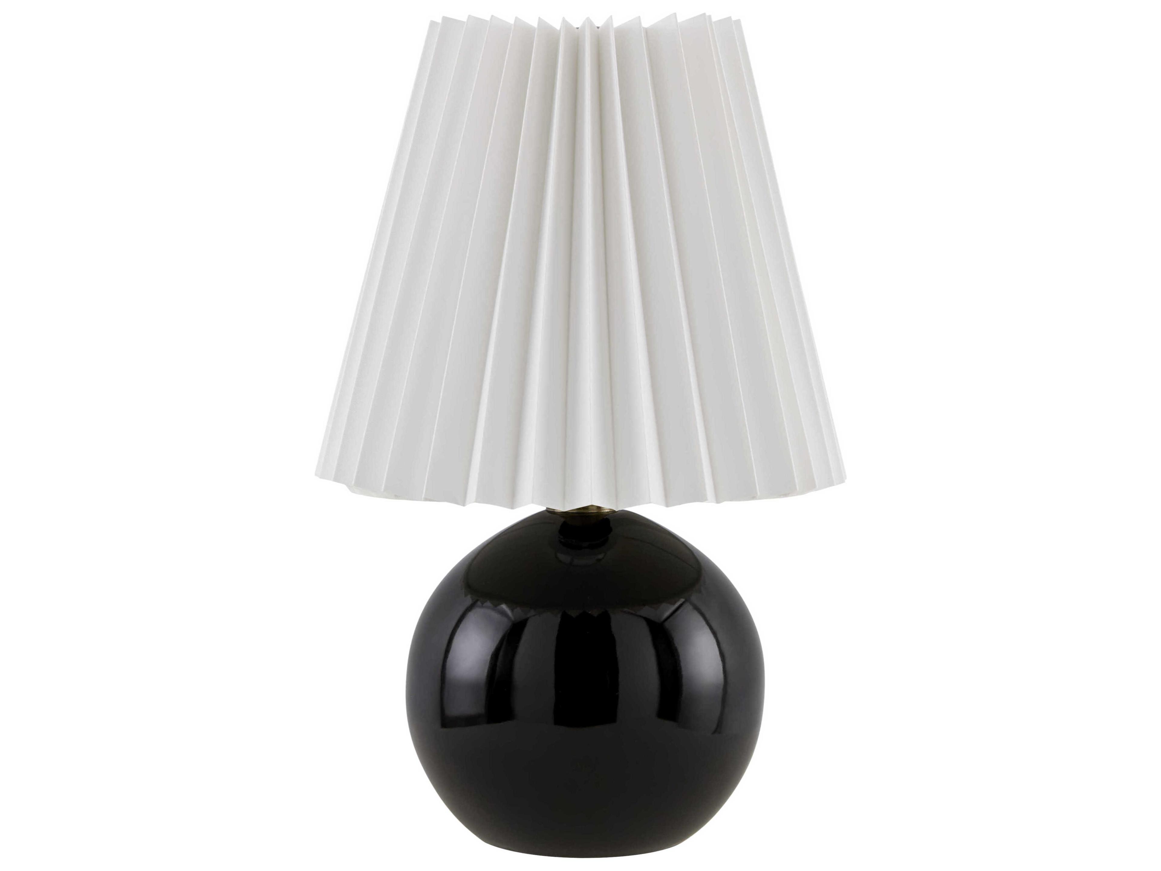 Ferez Aqua Black Table Lamp