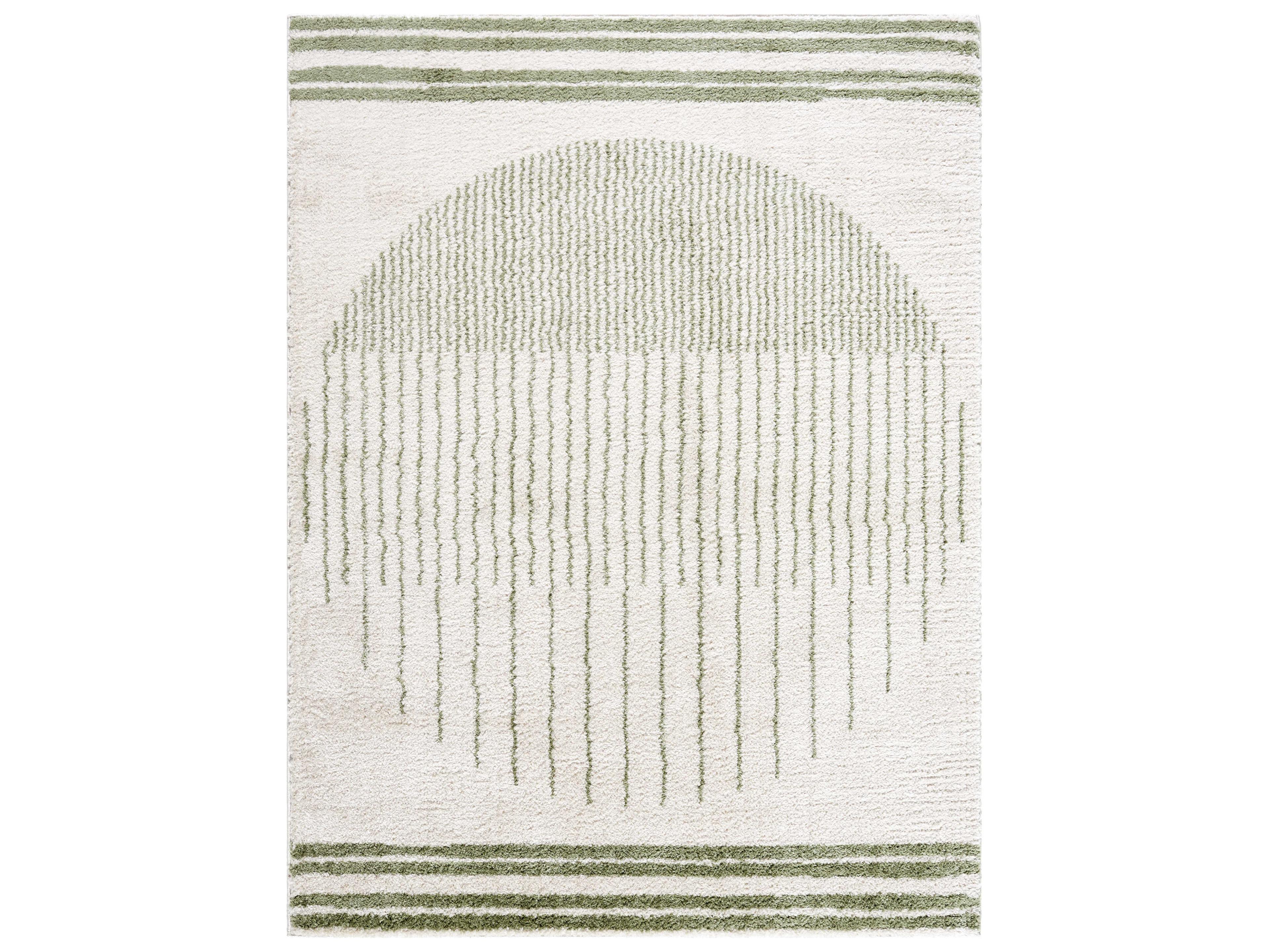 Fossay Shag Geometric Area Rug