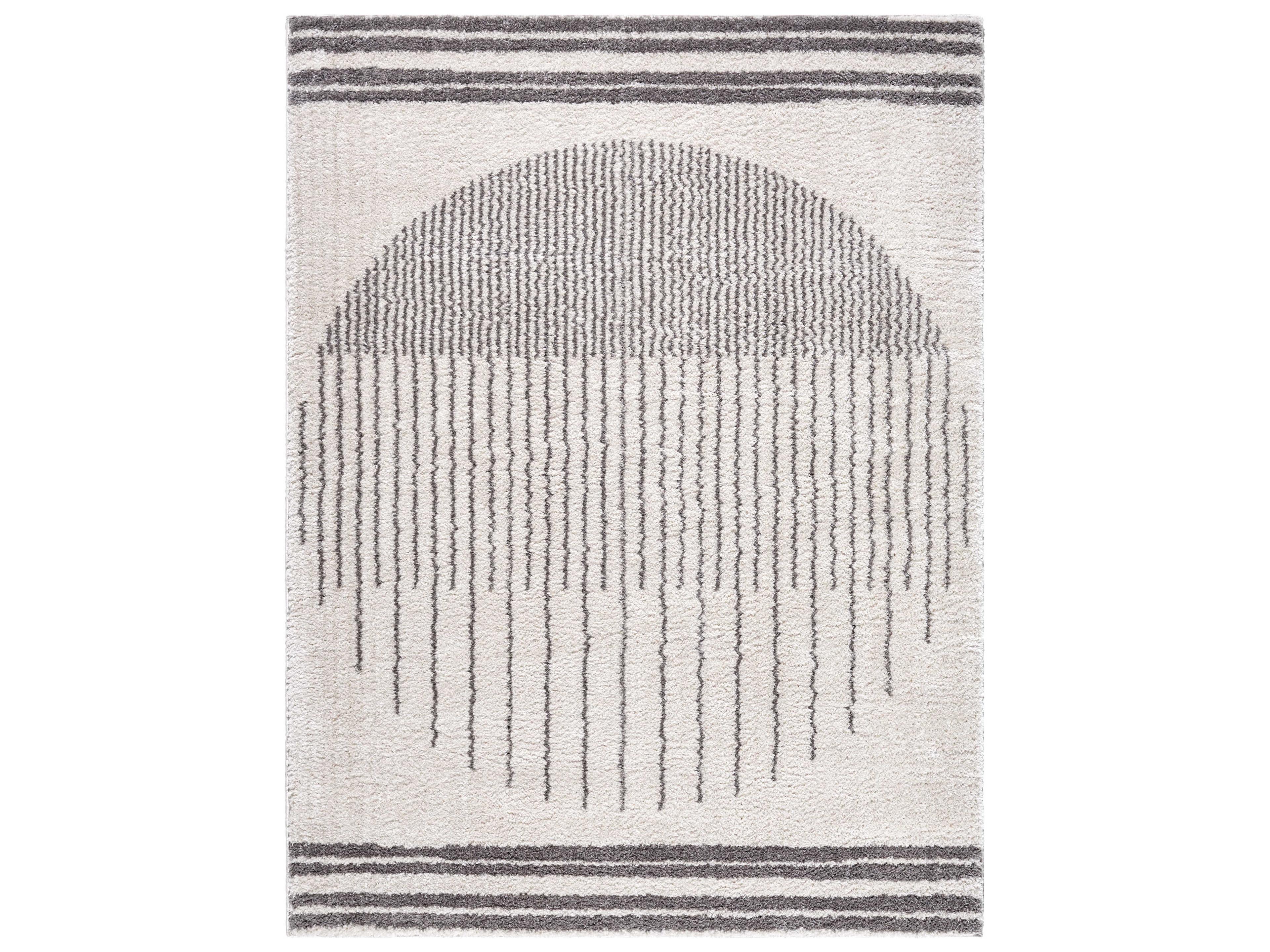 Fossay Shag Geometric Area Rug