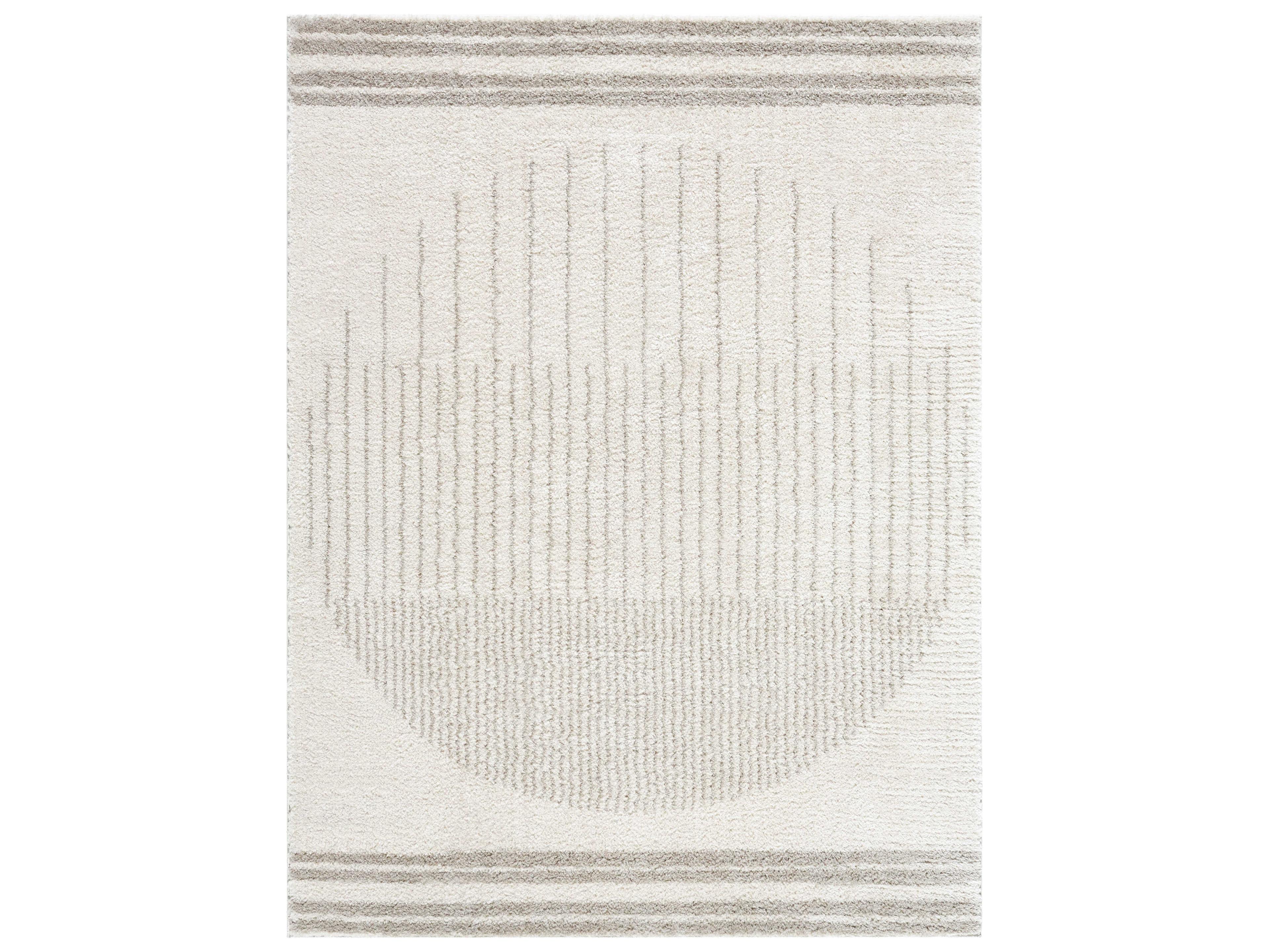 Fossay Shag Geometric Area Rug