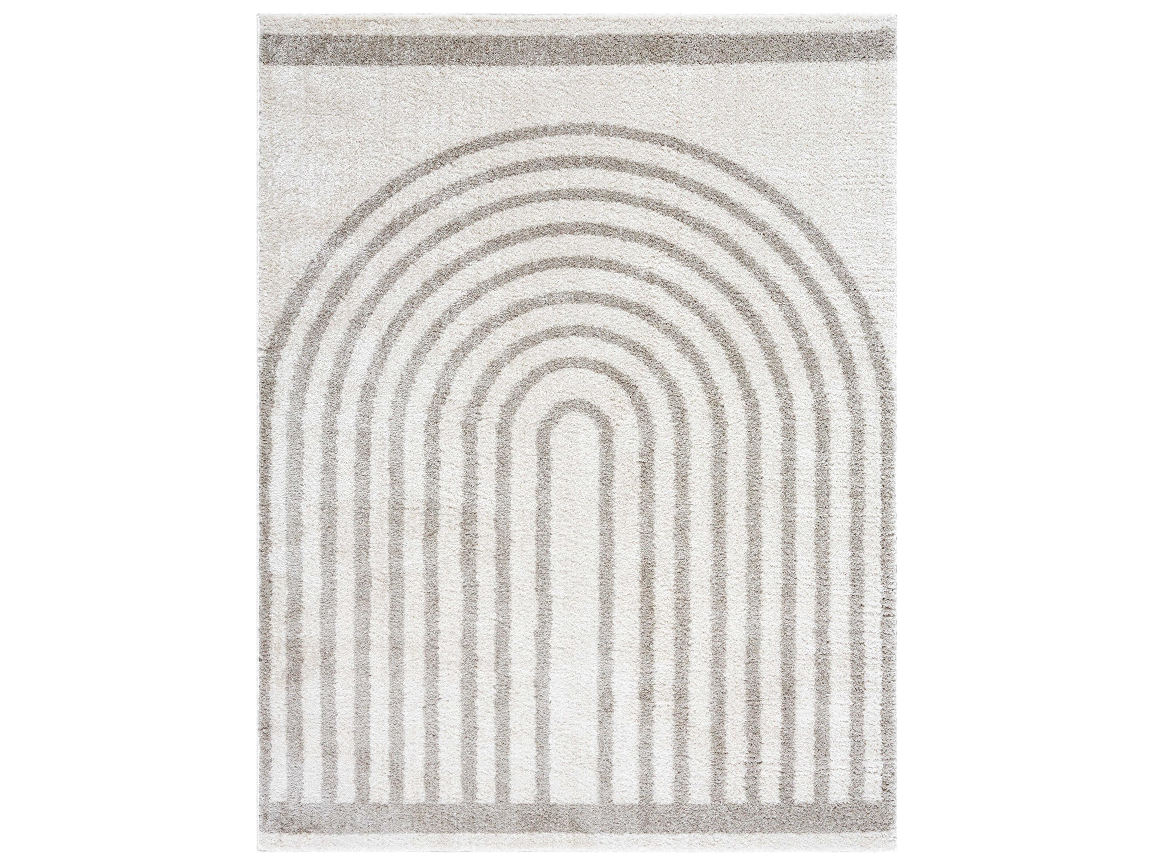 Fossay Shag Geometric Area Rug