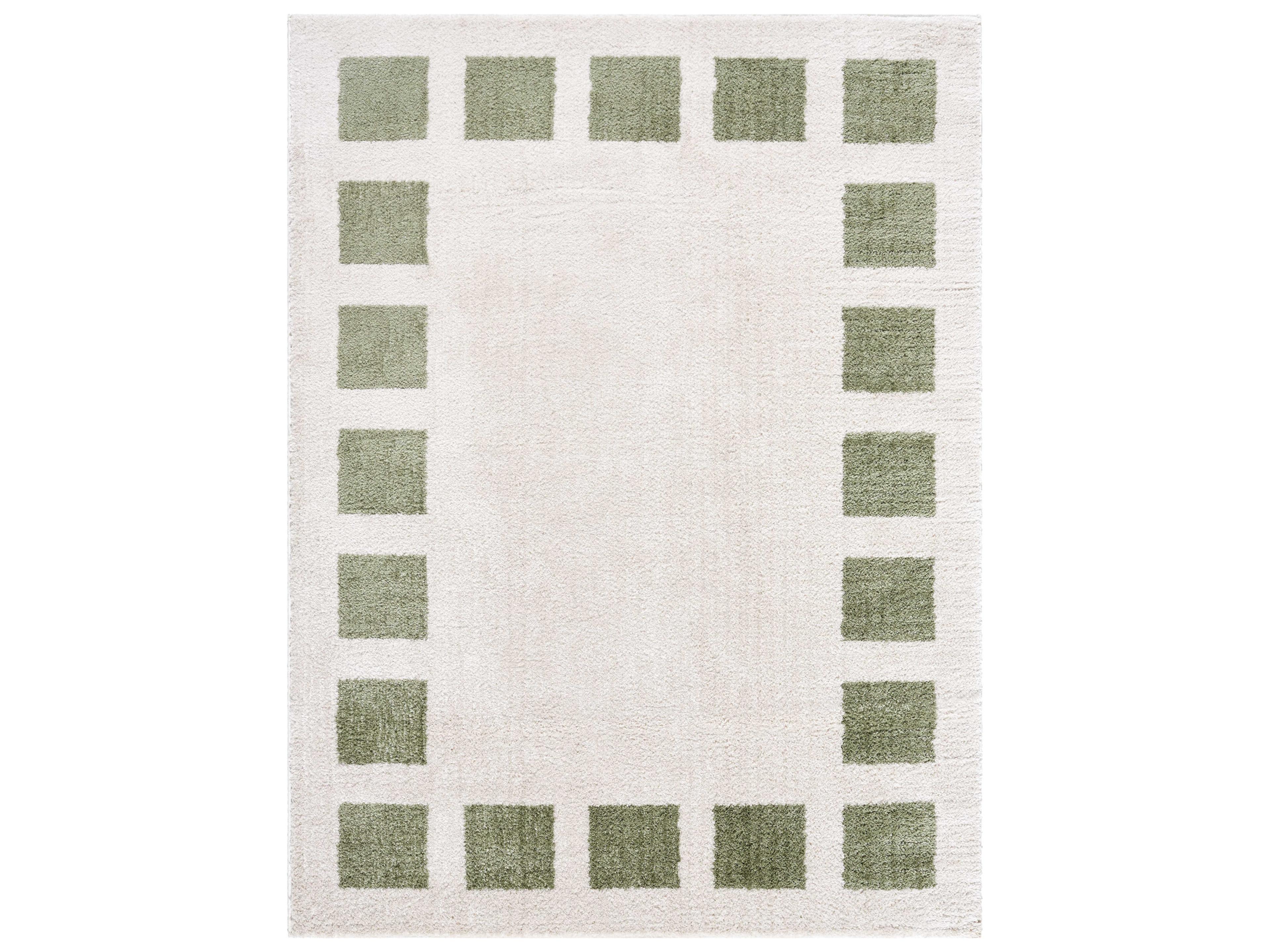 Fossay Shag Geometric Area Rug