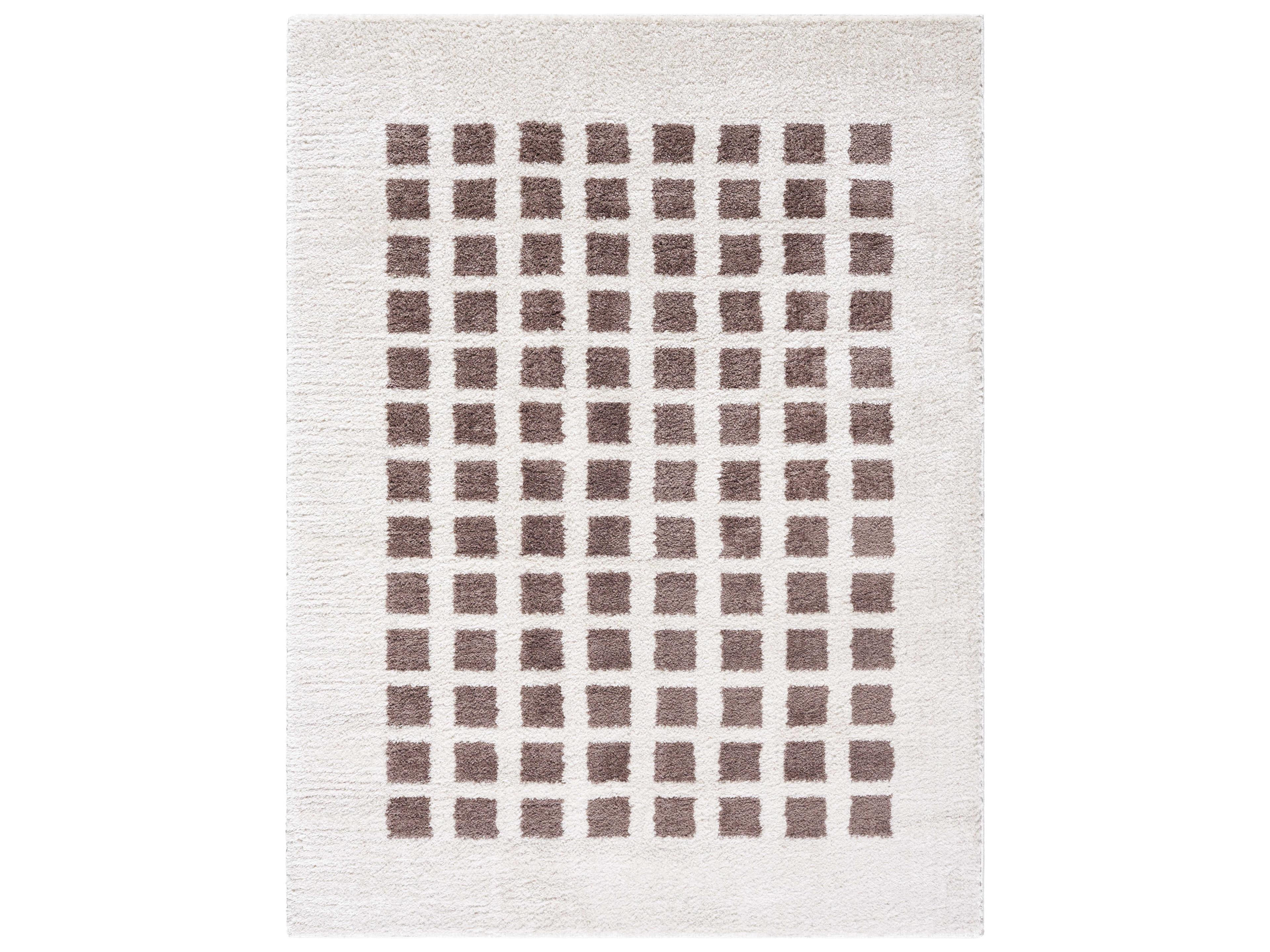 Fossay Shag Geometric Area Rug